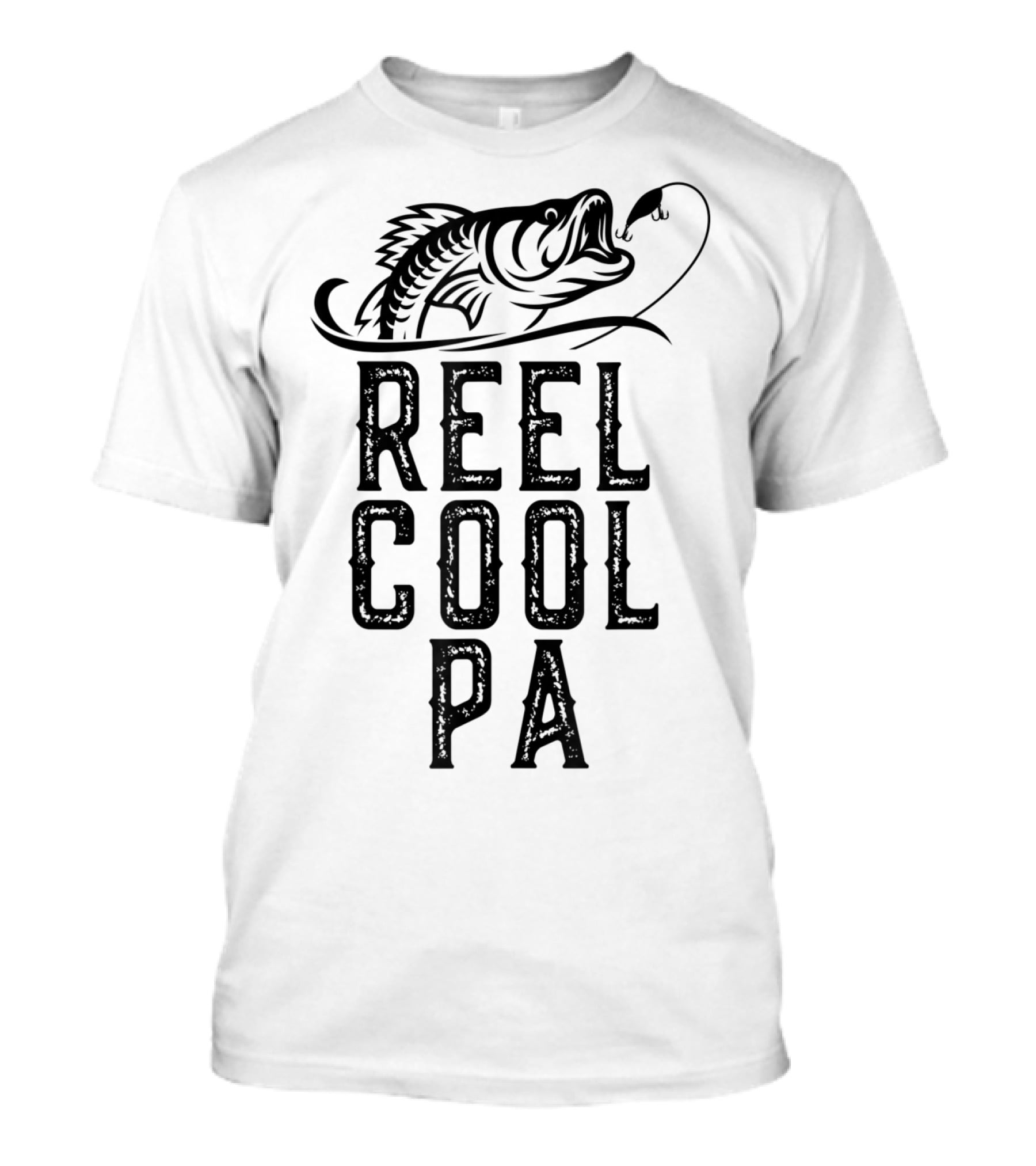 Reel Cool Pa Father's Day Fishing Fan Gift T-Shirt