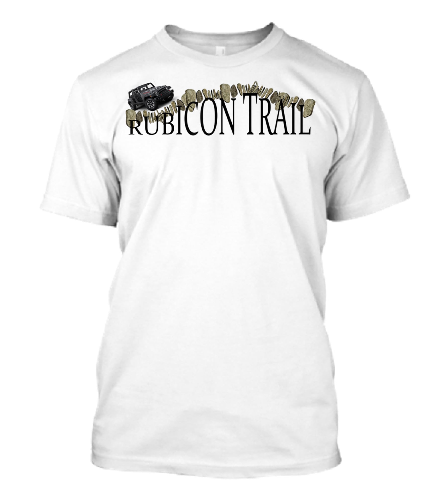 Rubicon Trail Jeep Adventure Over Rocky Terrain T-Shirt