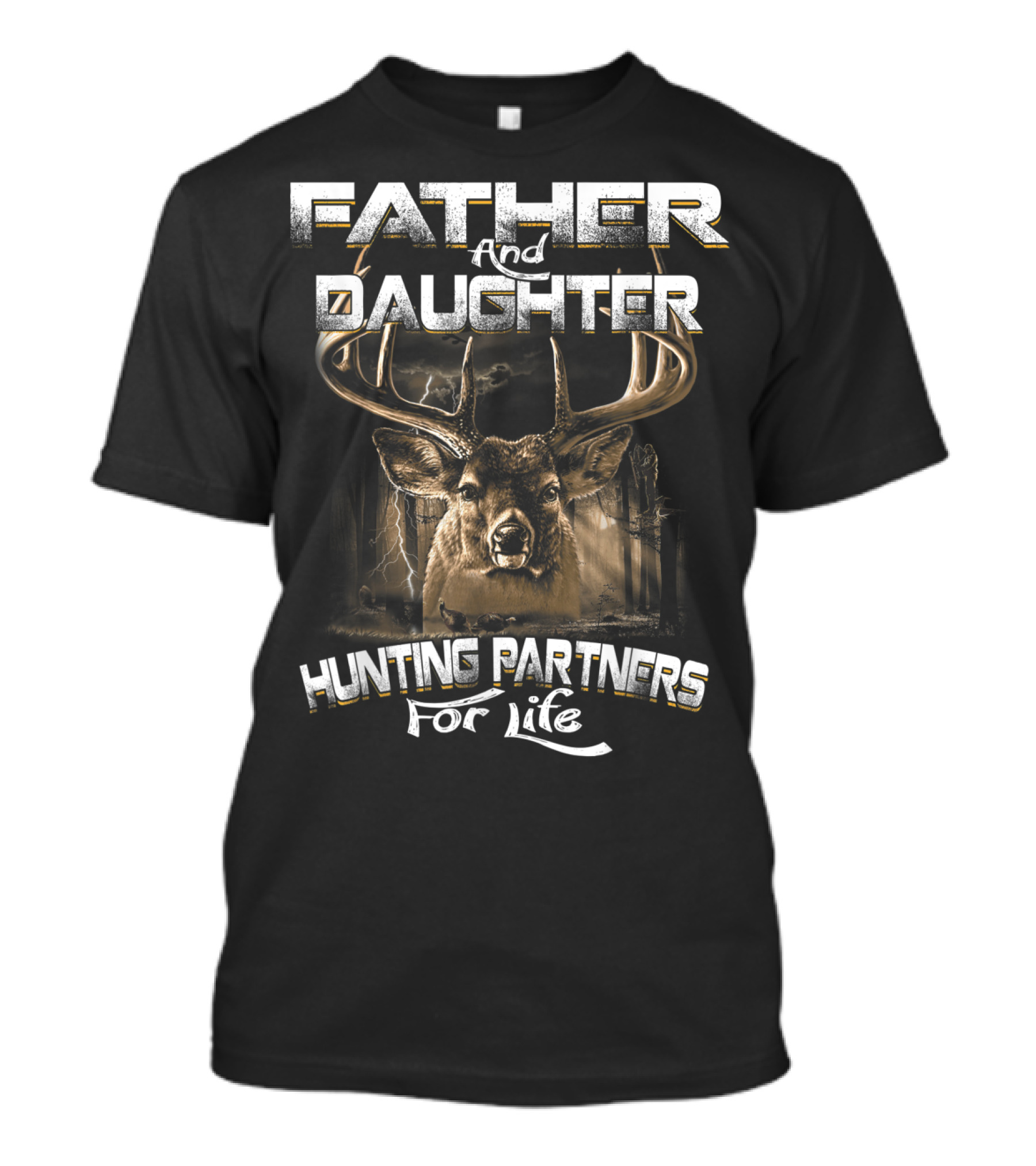 Father And Daughter Hunting Partners For Life With Deer T-Shirt