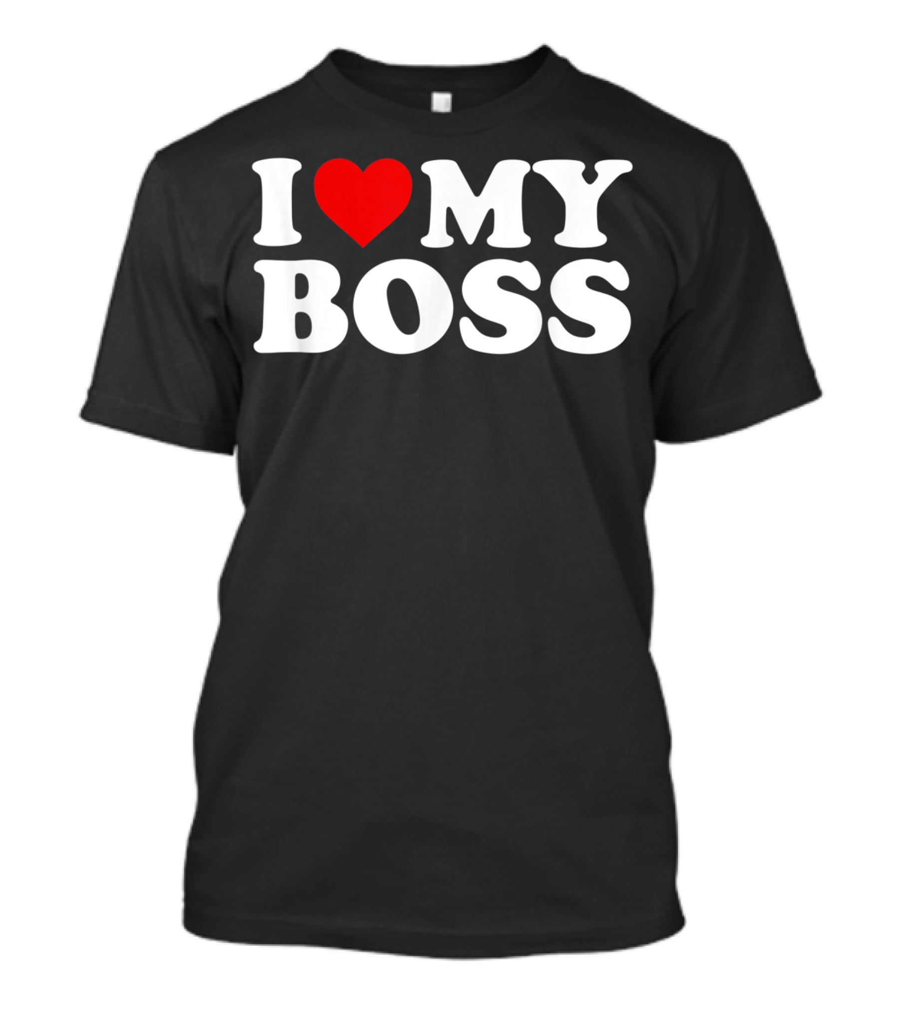 I Love My Boss Heart Icon T-Shirt