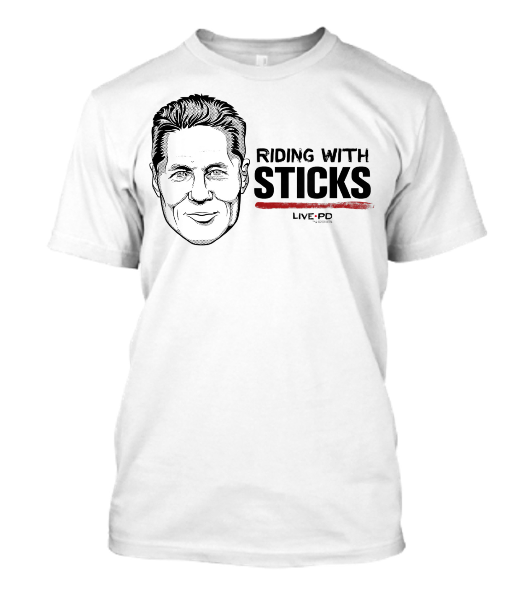 Riding With Sticks Live PD T-Shirt