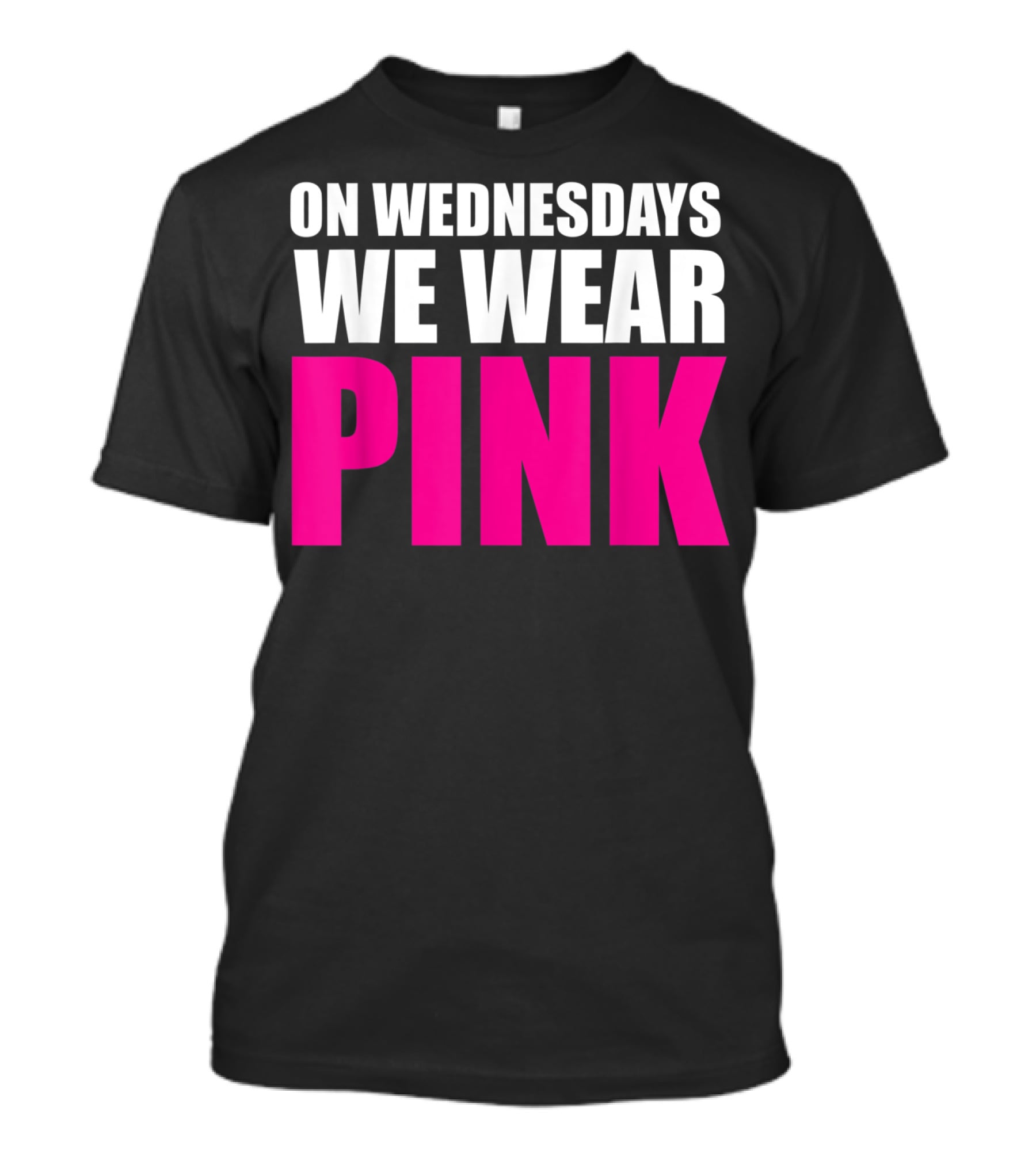 On Wednesdays We Wear Pink Mean Girls Reference T-Shirt