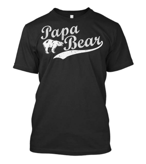 Papa Bear Father's Day Polar Bear T-Shirt