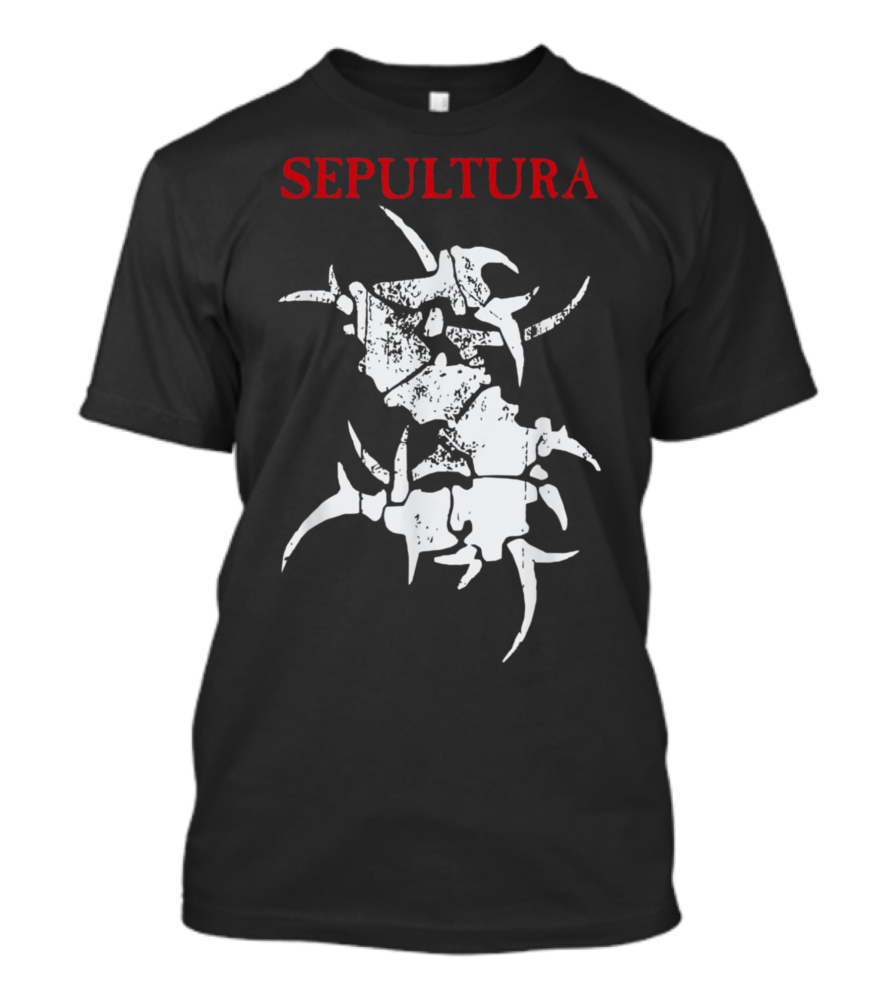 Sepultura Spiked Spine Emblem T-Shirt