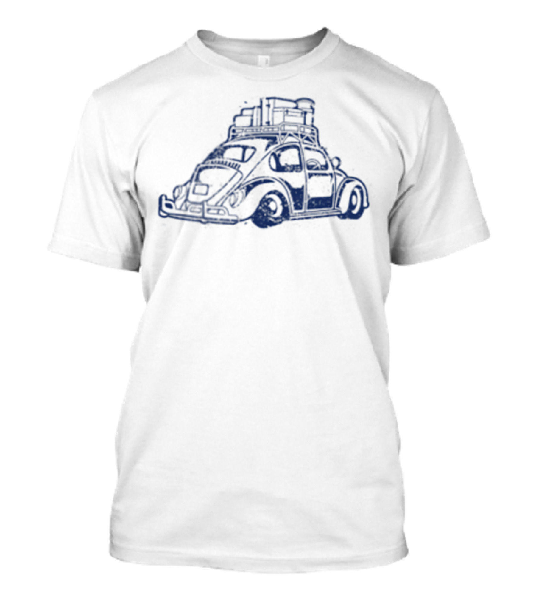 Vee Dub California Beach Bug Vintage Travel Adventure T-Shirt