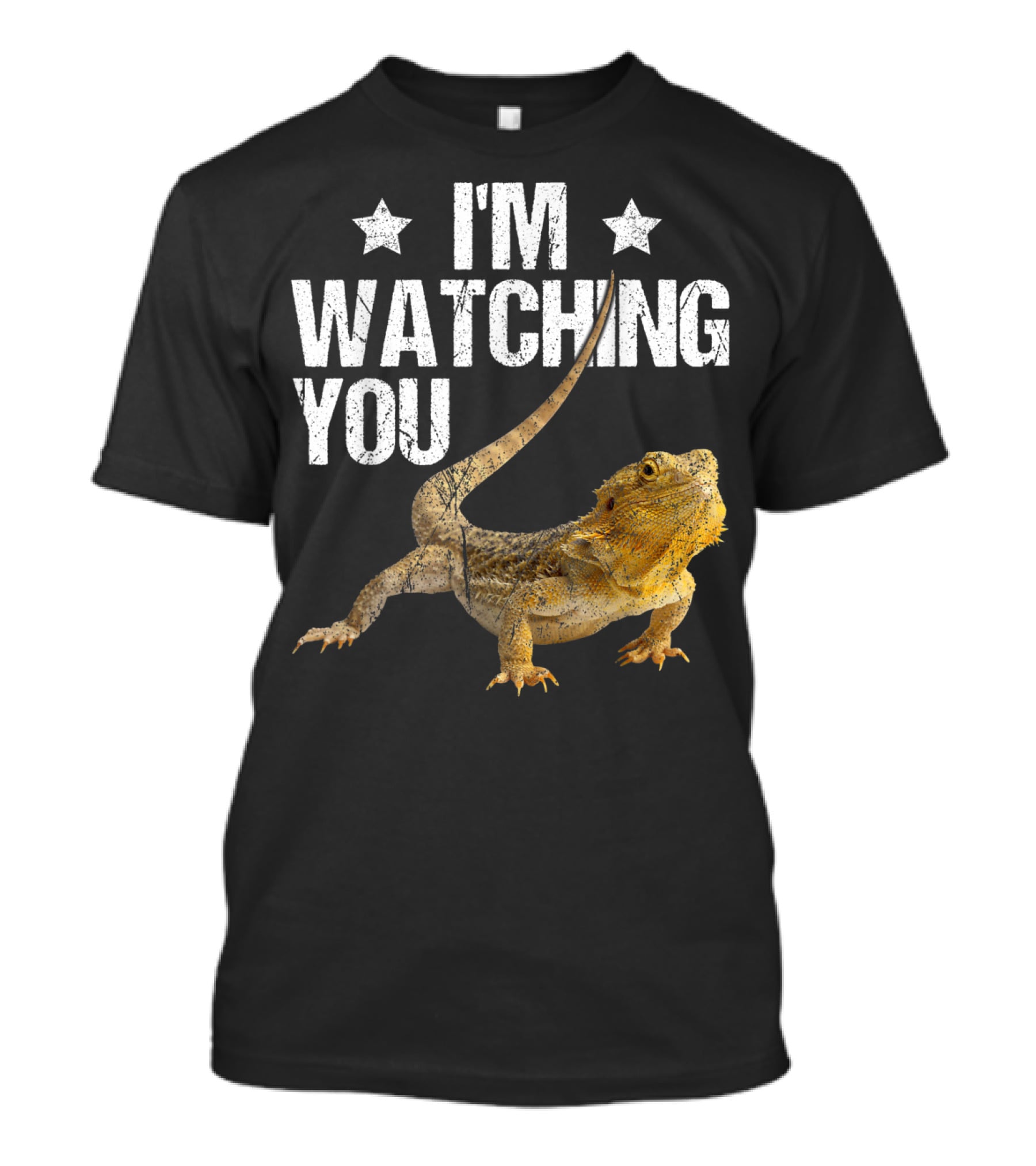 I'm Watching You Bearded Dragon T-Shirt