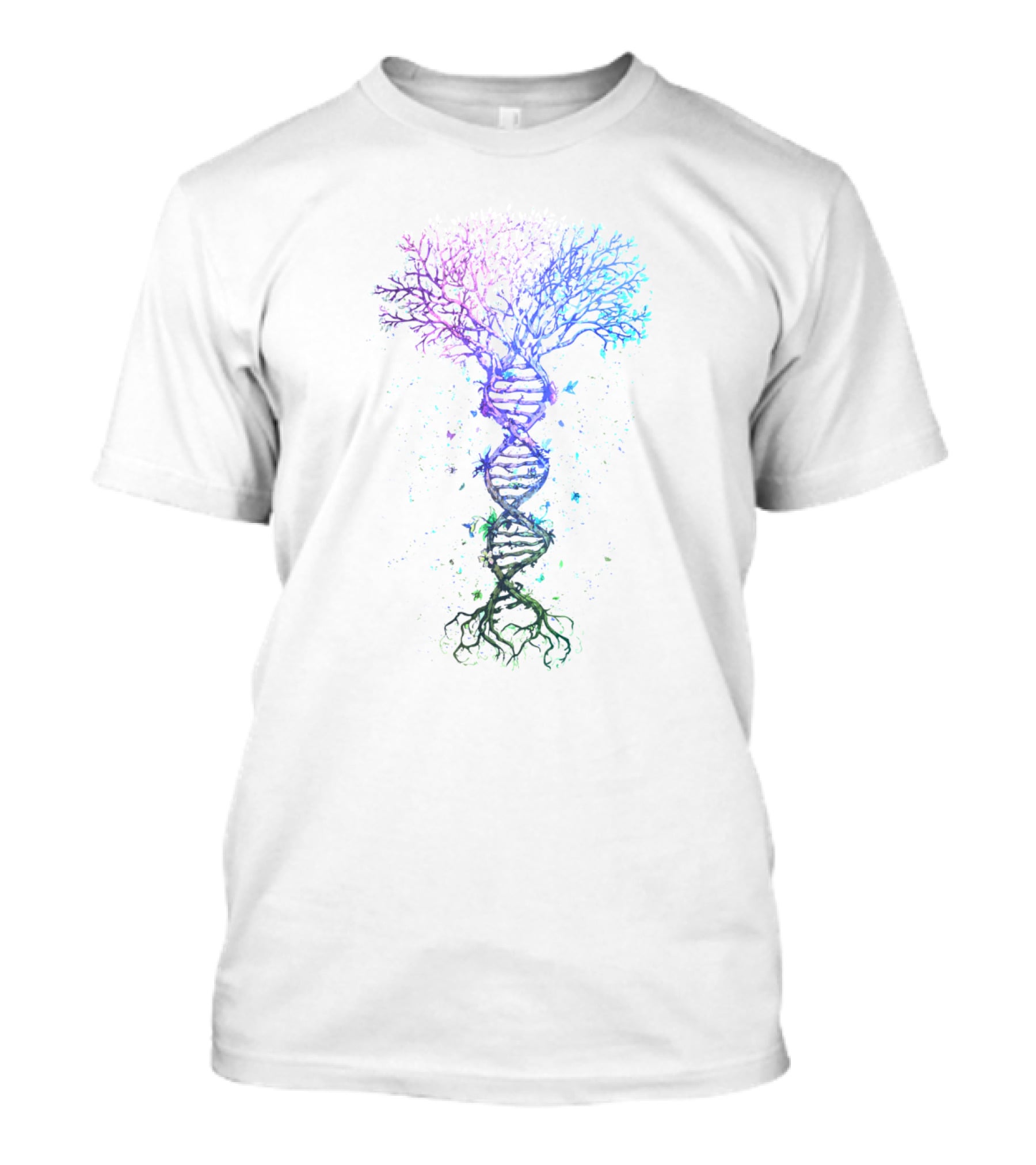 Dna Tree Life Earth Genetics Biologist Science Nature T-Shirt