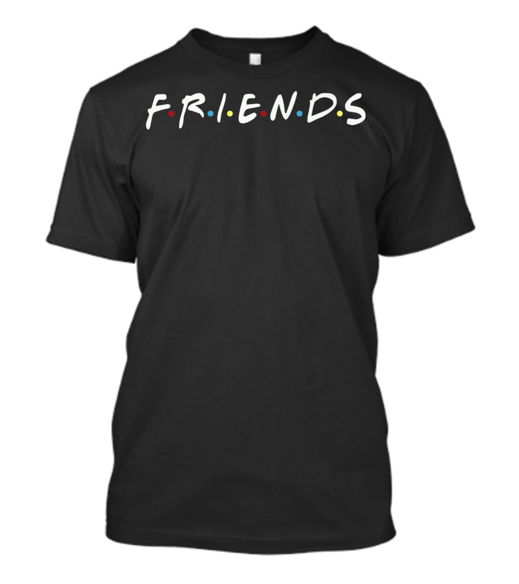 Friends Logo Printed Casual Shirt Women Men T-Shirt
