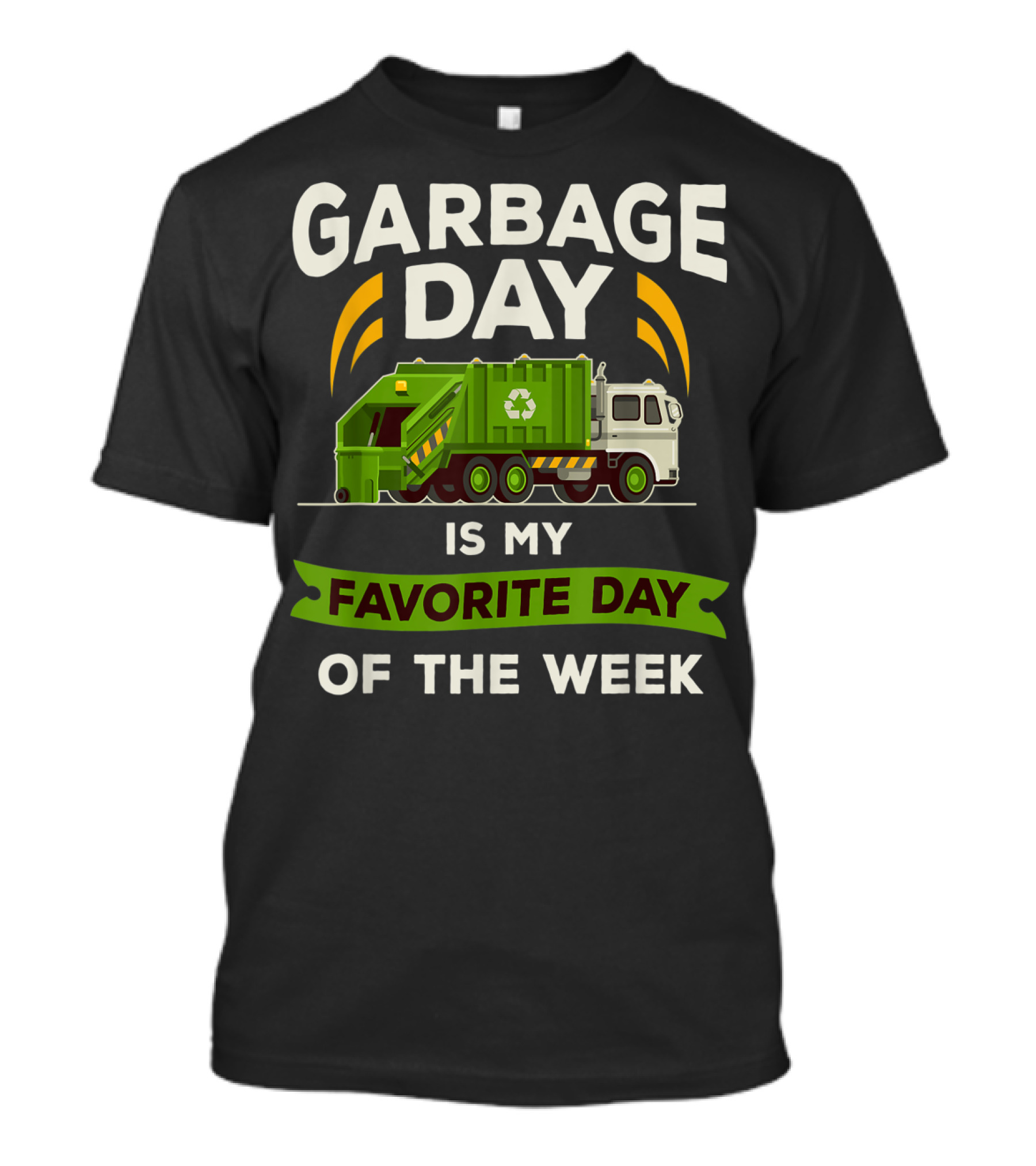 Garbage Day Is My Favorite Day Of The Week Kids City Garbage Truck T-Shirt