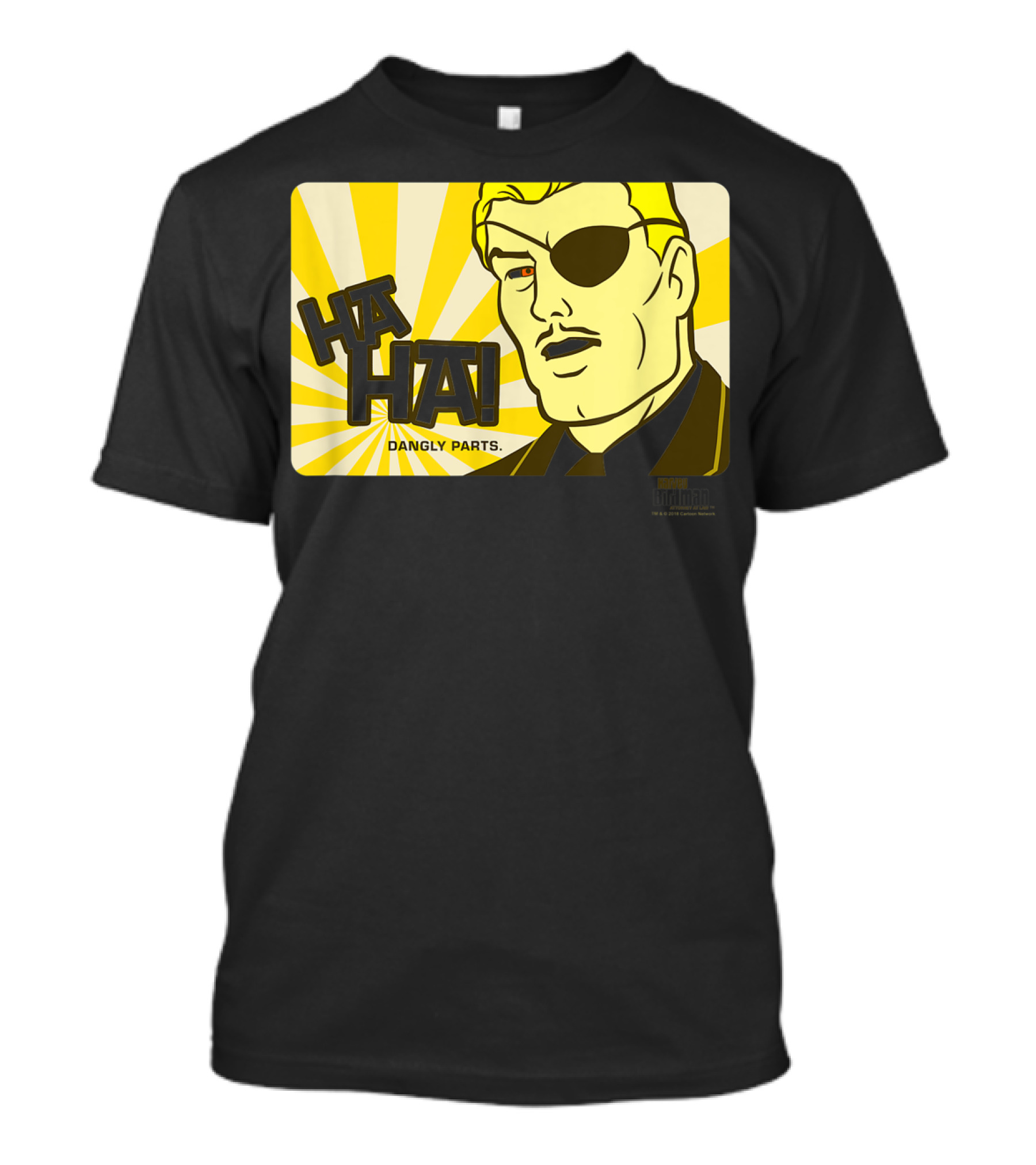 Ha Ha Dangly Parts Harvey Birdman Attorney At Law Phil Ken Sebben T-Shirt
