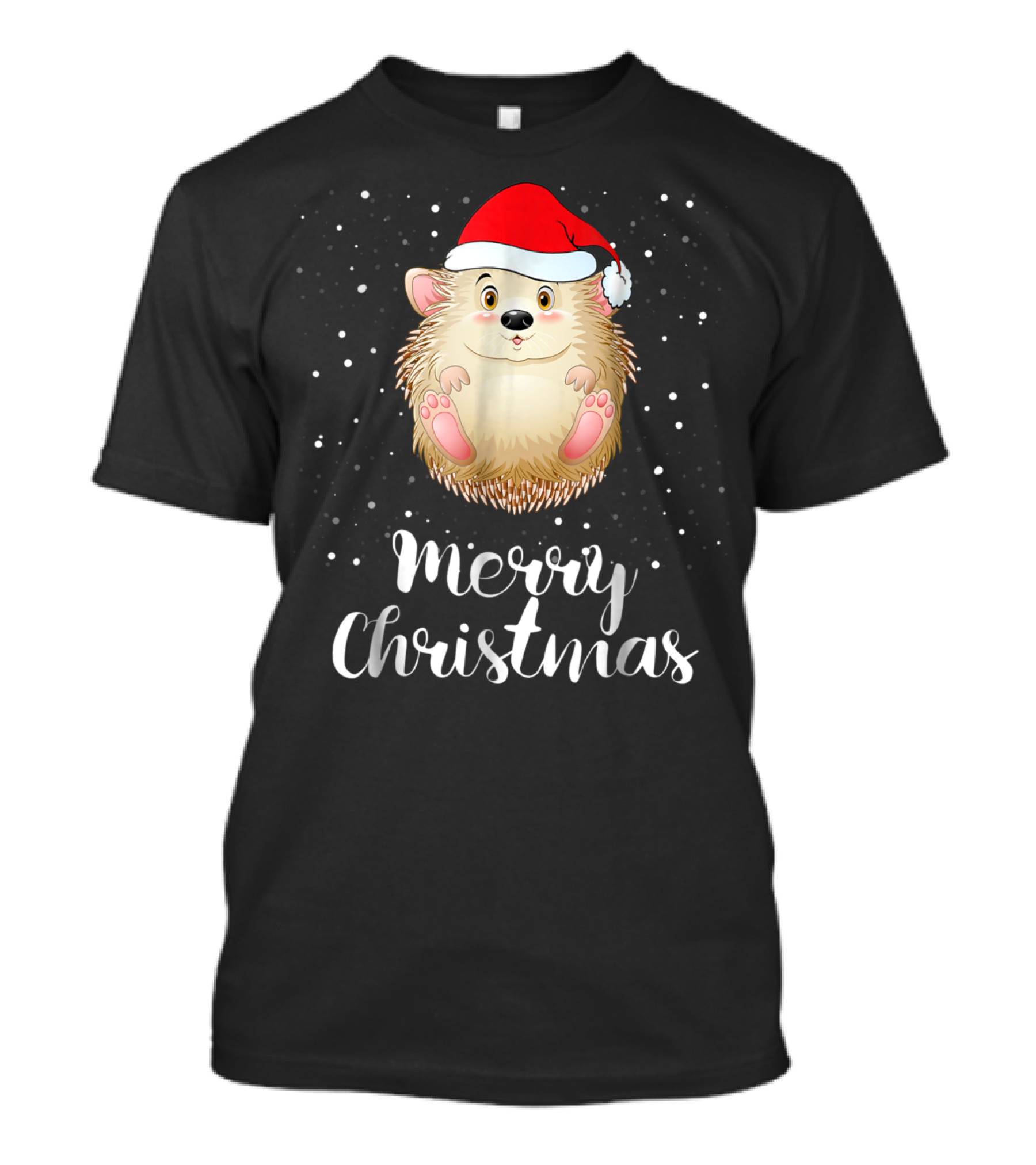 Merry Christmas Porcupine Family Matching Group T-Shirt