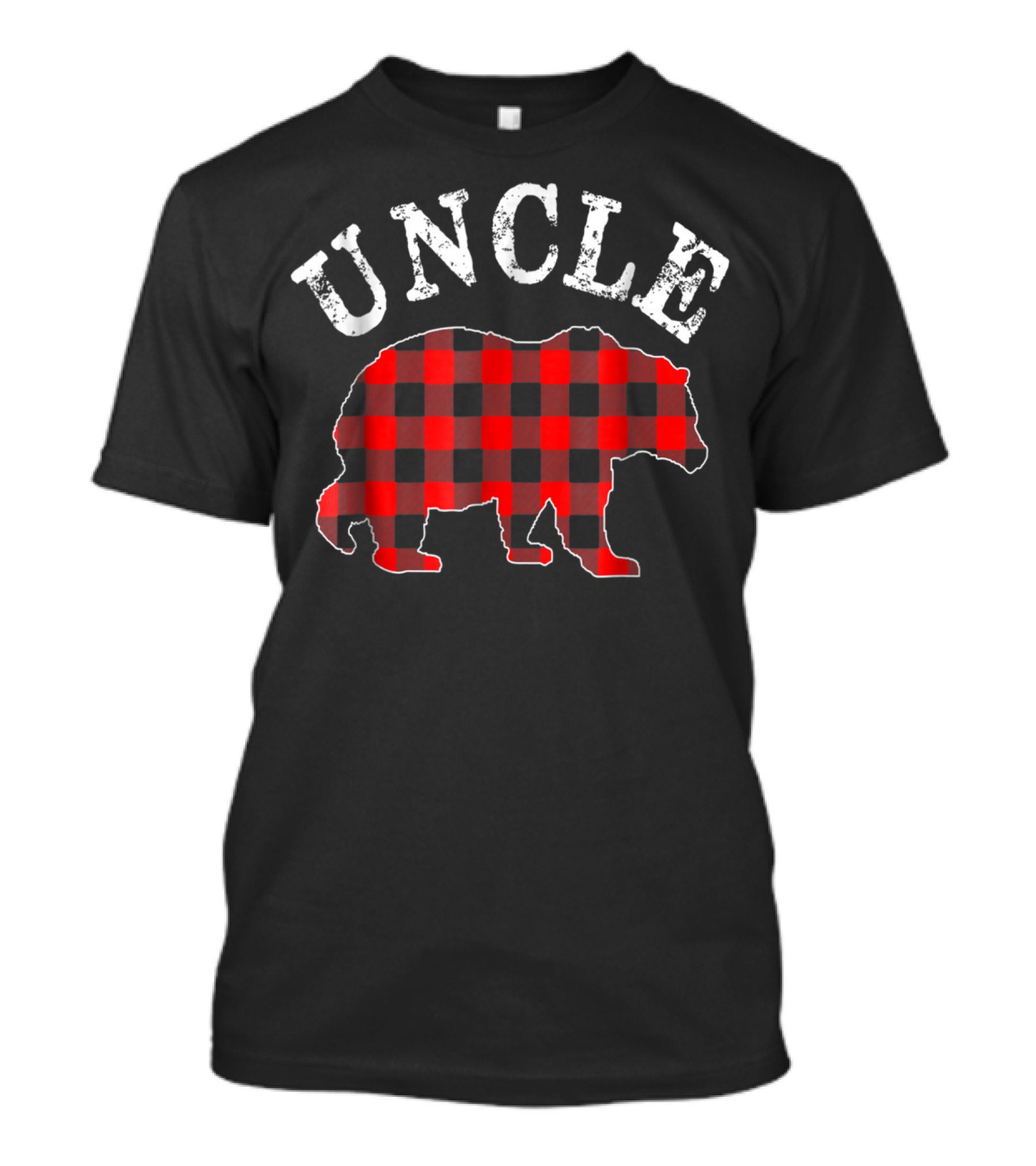 Uncle Red Plaid Bear T-Shirt