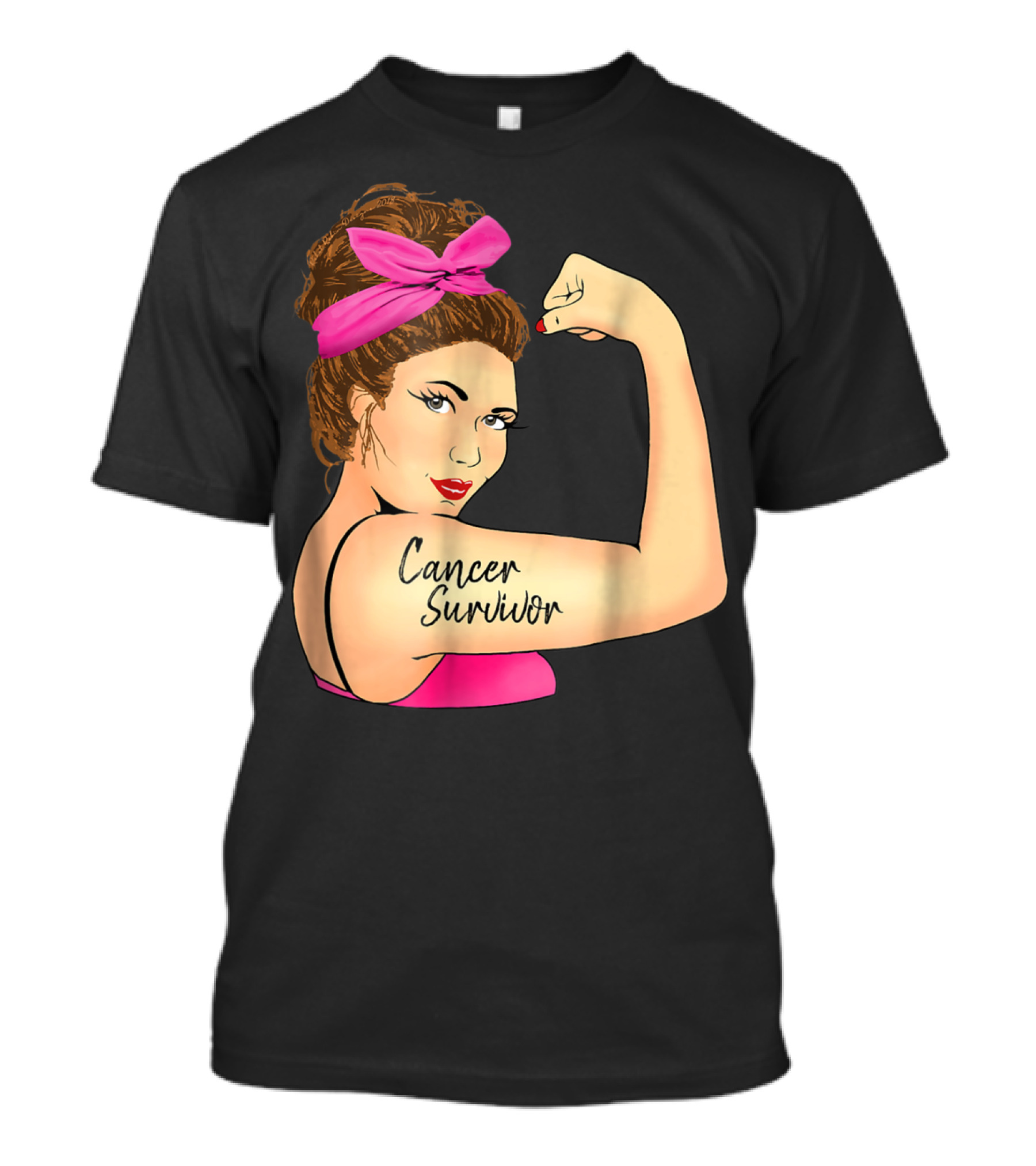 Cancer Survivor Rosie The Riveter Unbreakable T-Shirt