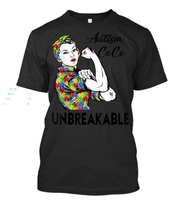 Autism Cece Unbreakable Puzzle Pattern Awareness T-Shirt