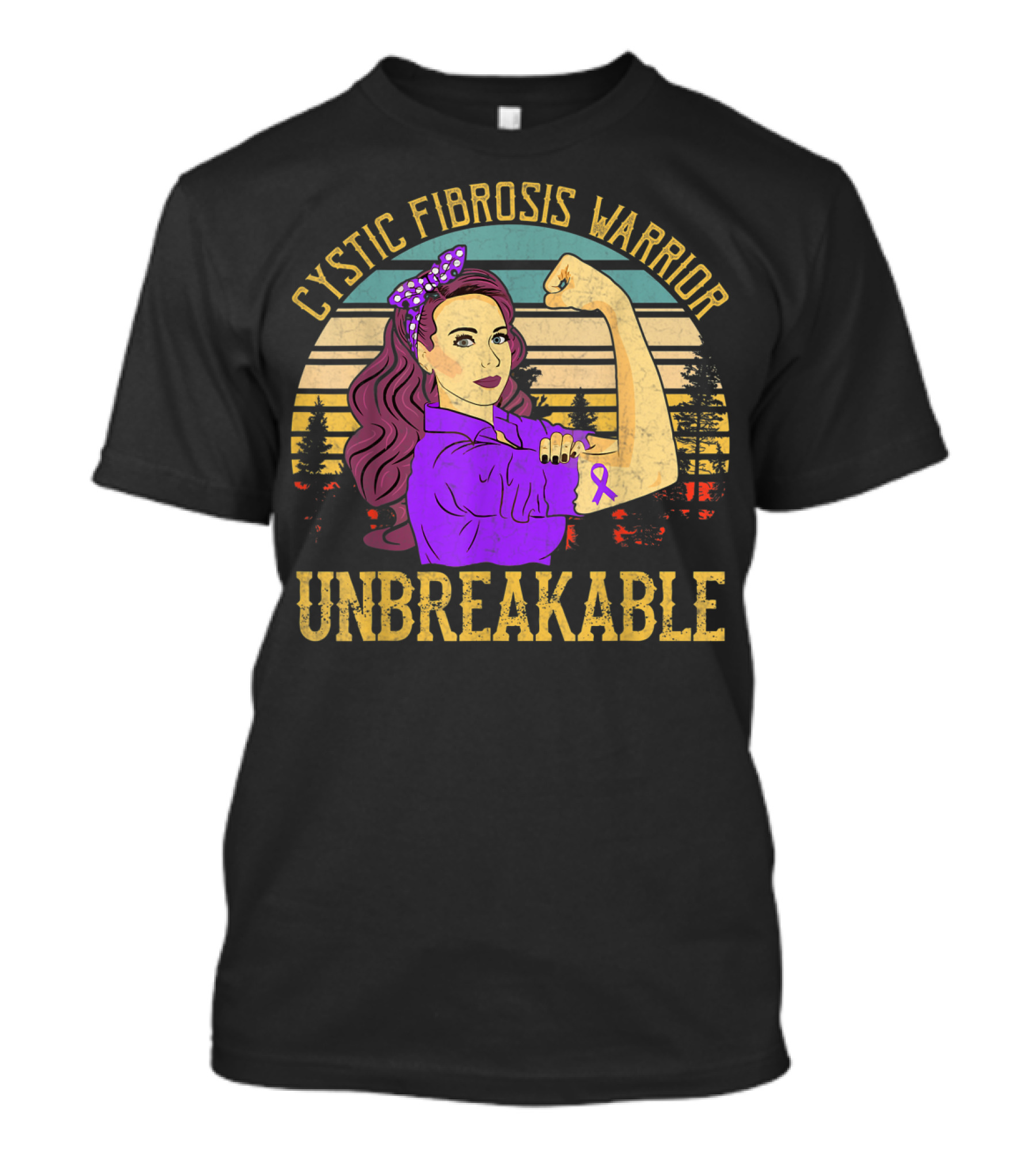 Cystic Fibrosis Warrior Unbreakable T-Shirt