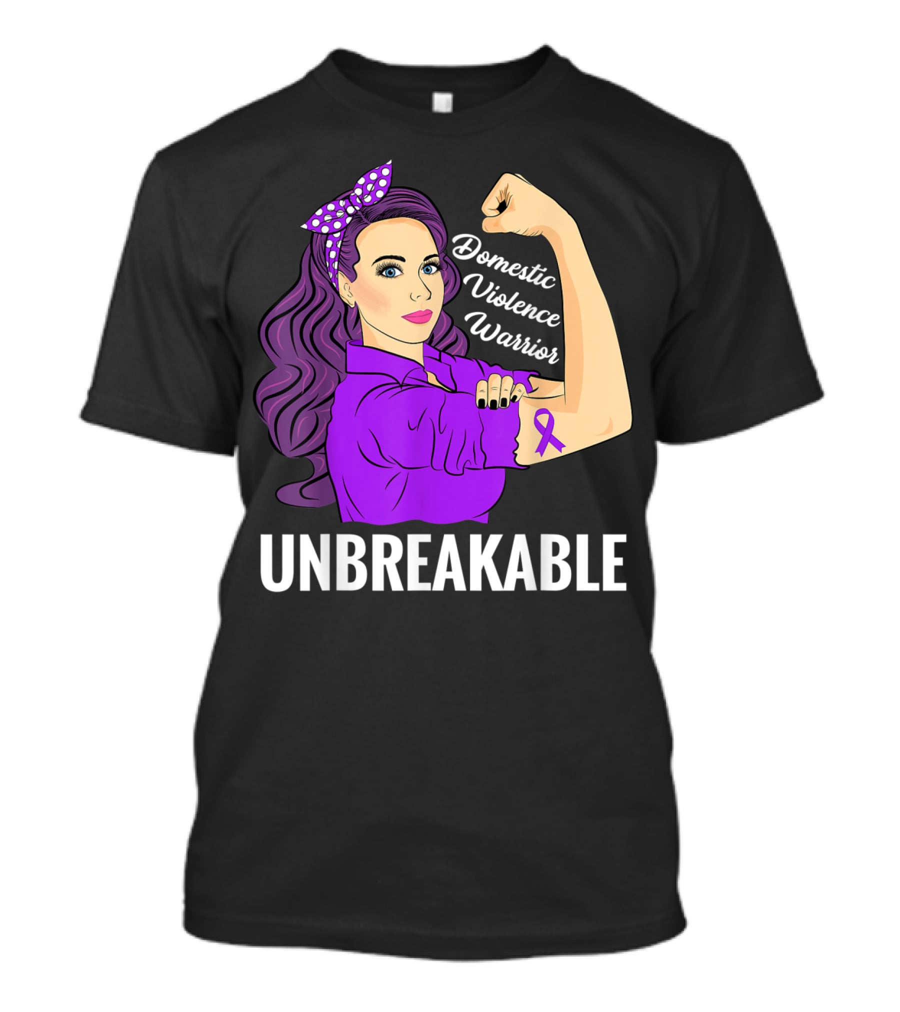 Domestic Violence Warrior Unbreakable T-Shirt
