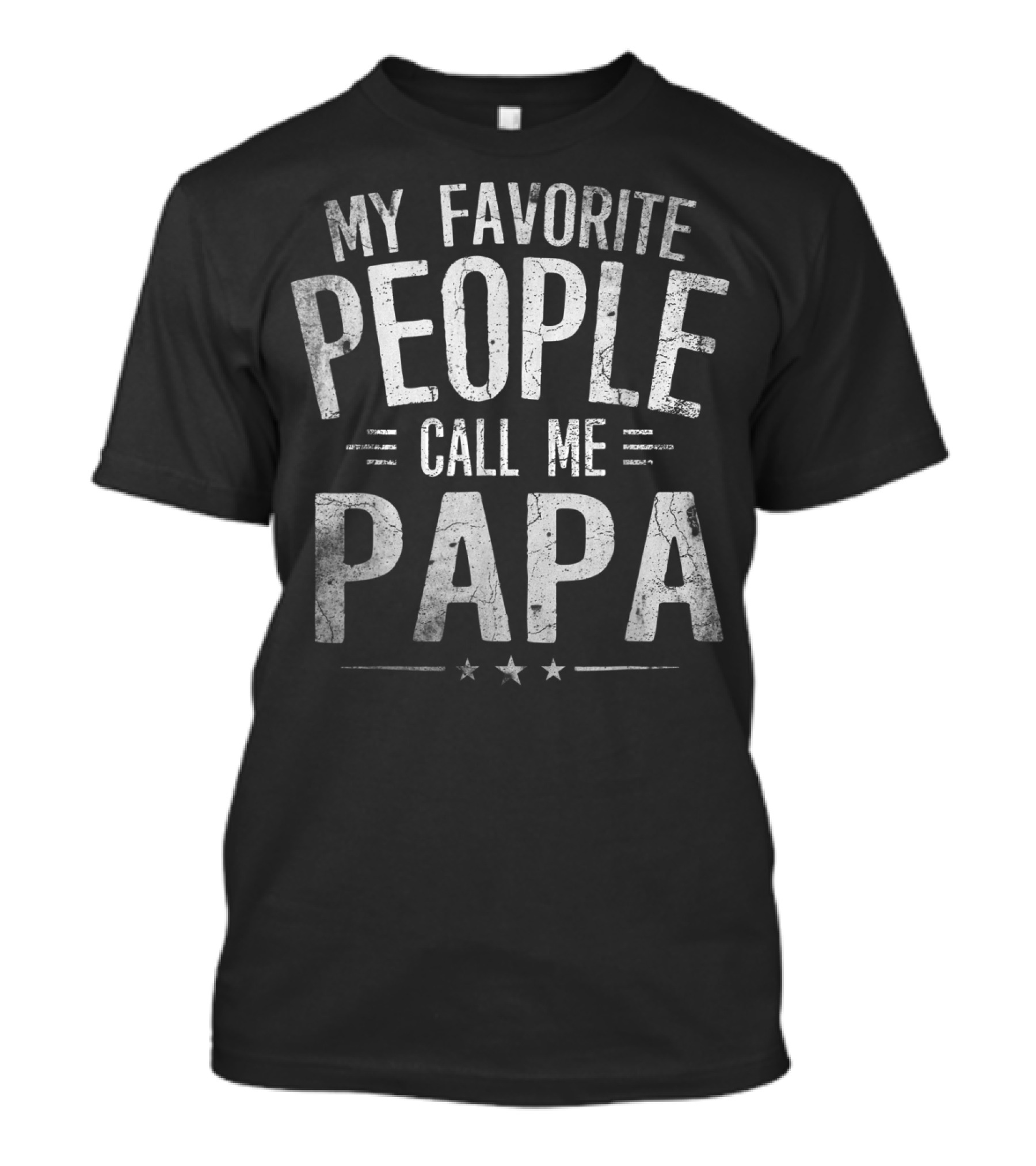 Mens My Favorite People Call Me Papa Stars T-Shirt