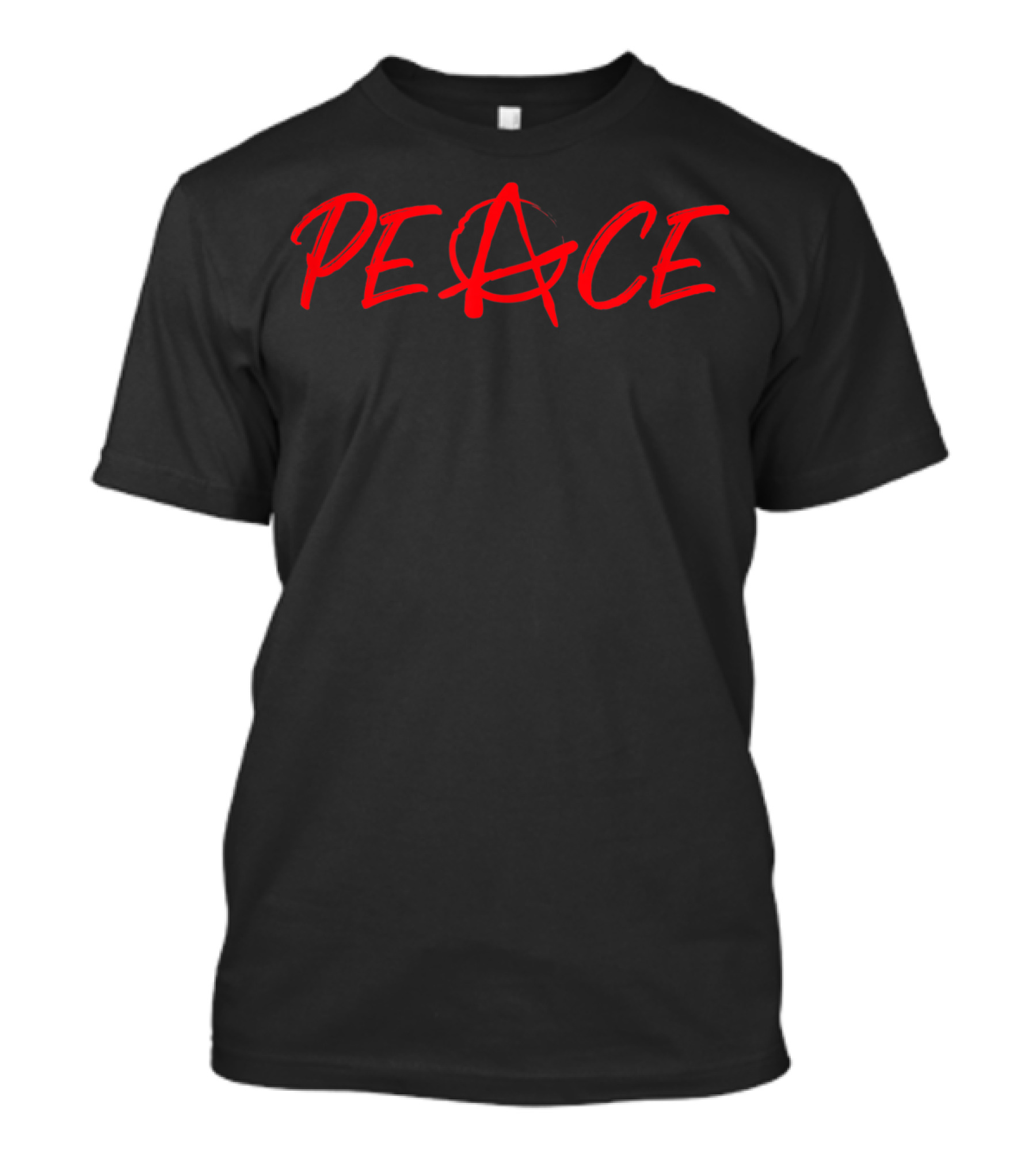 Peace Anarchy Anarcho Communism Mutualism Symbol Text T-Shirt