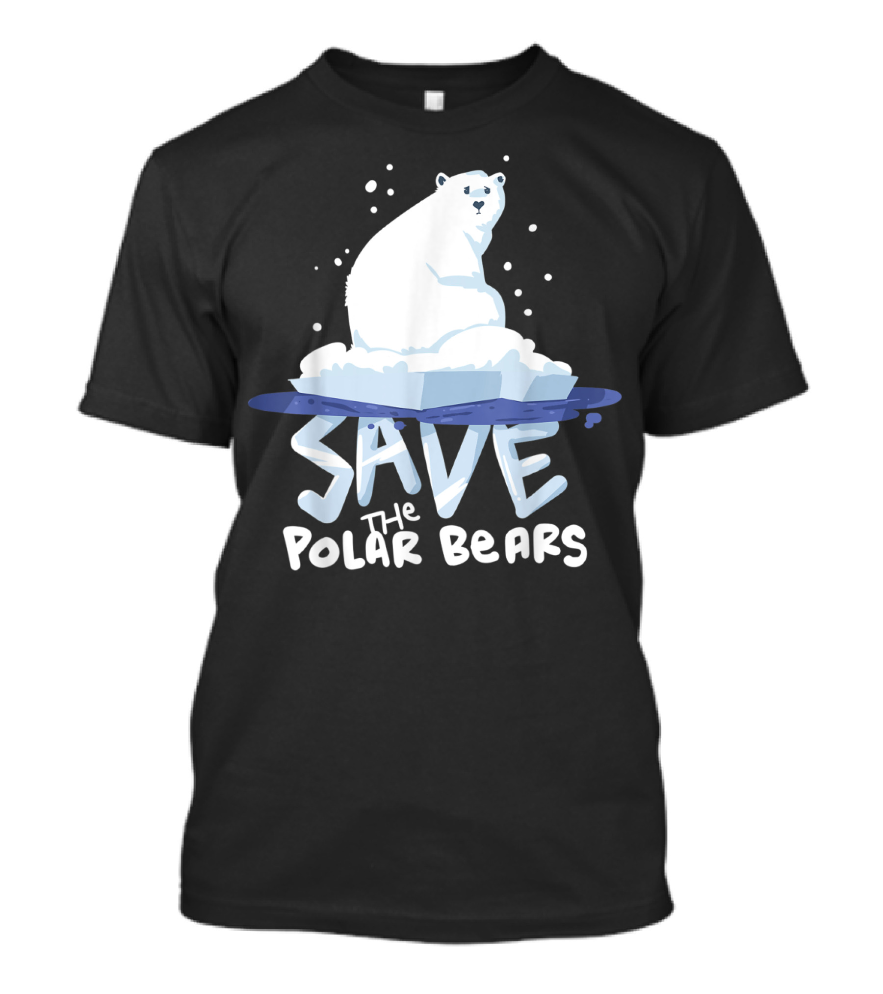 Save The Polar Bears Save Animals Climate Awareness T-Shirt