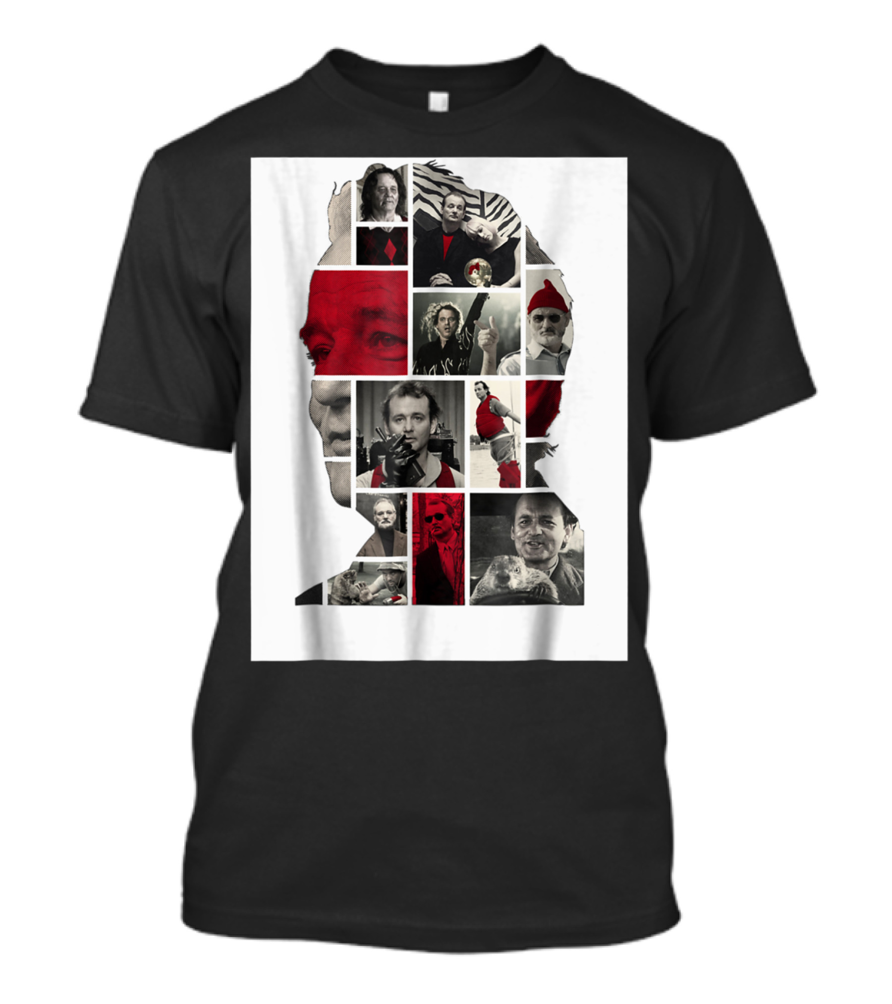 Classic Bill Murray Film Collage T-Shirt