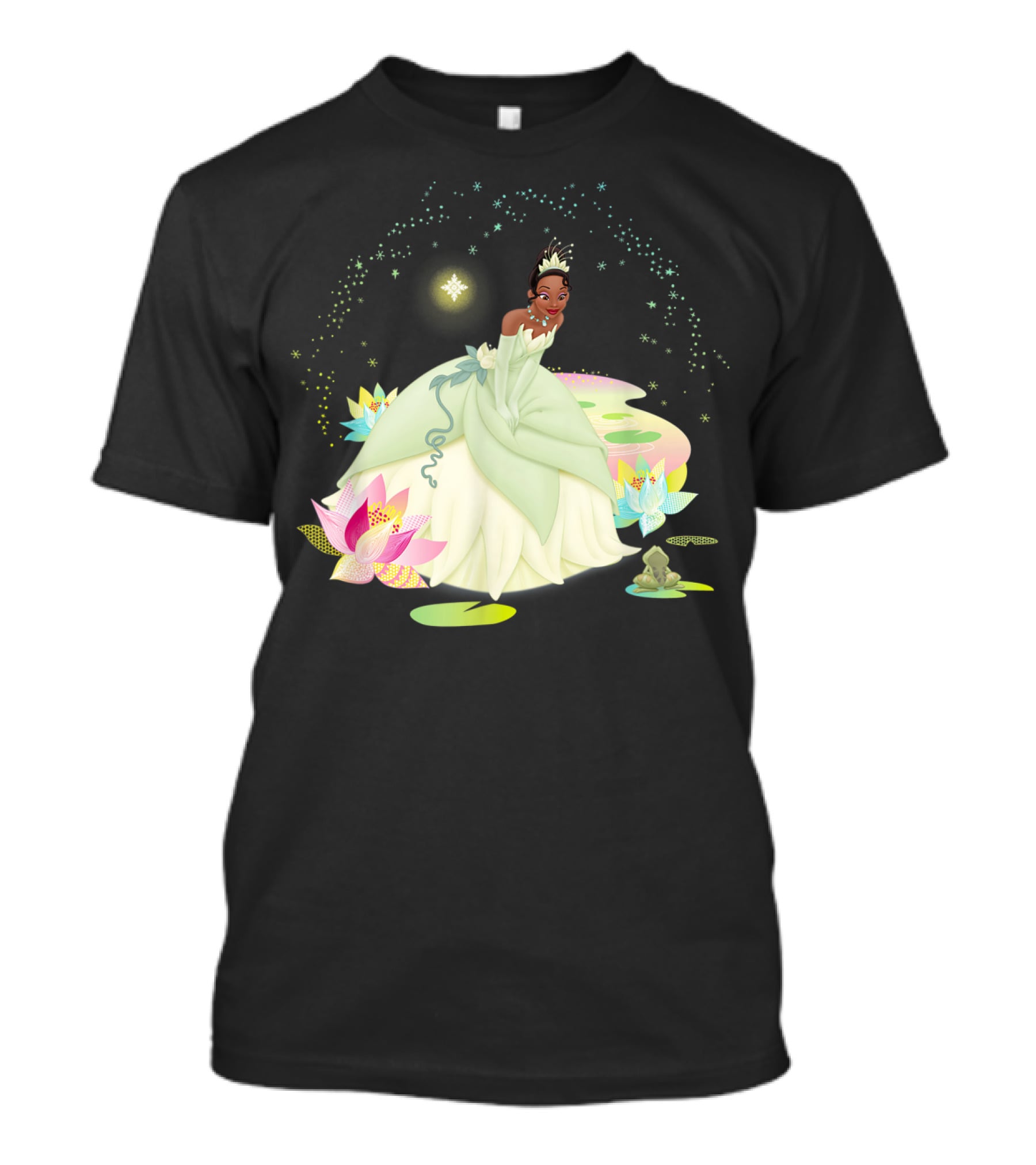 Disney Princess And The Frog Tiana Magical Bayou Scene T-Shirt