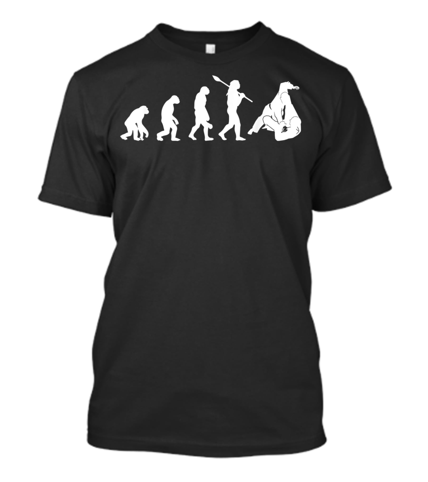 Evolution Of Jiu Jitsu Grappling Martial Arts Comedy T-Shirt