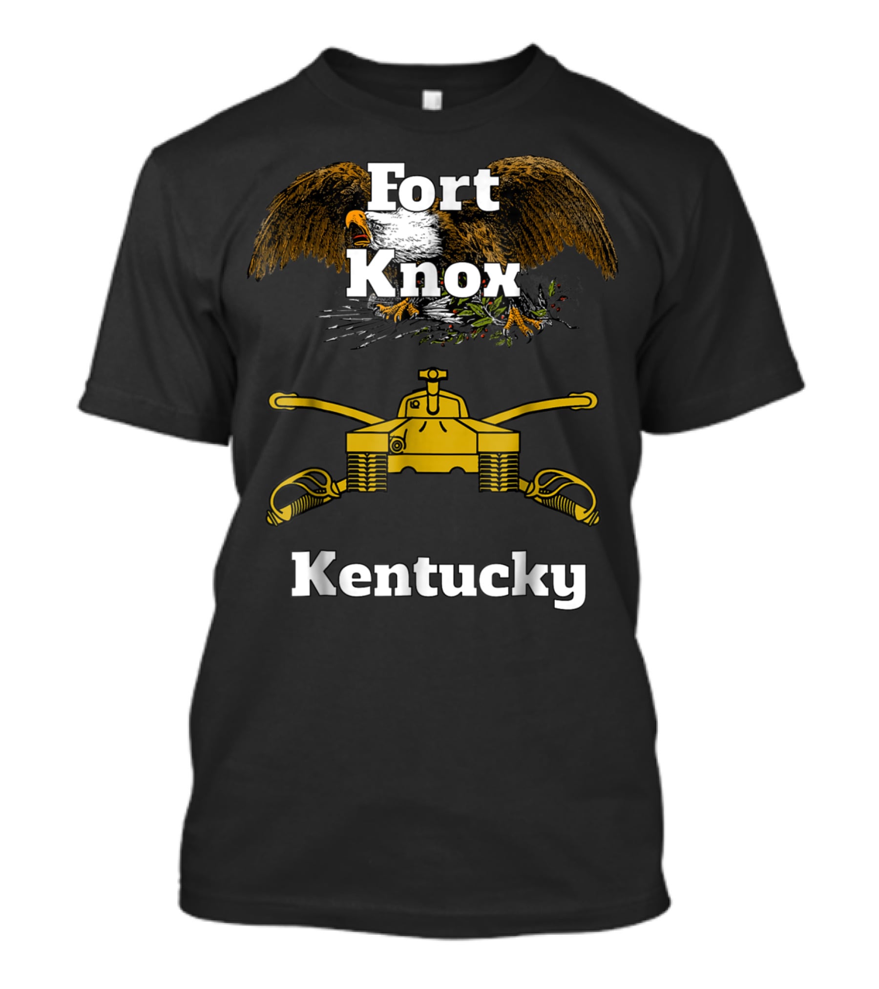 Fort Knox Kentucky Eagle And Tank Military T-Shirt