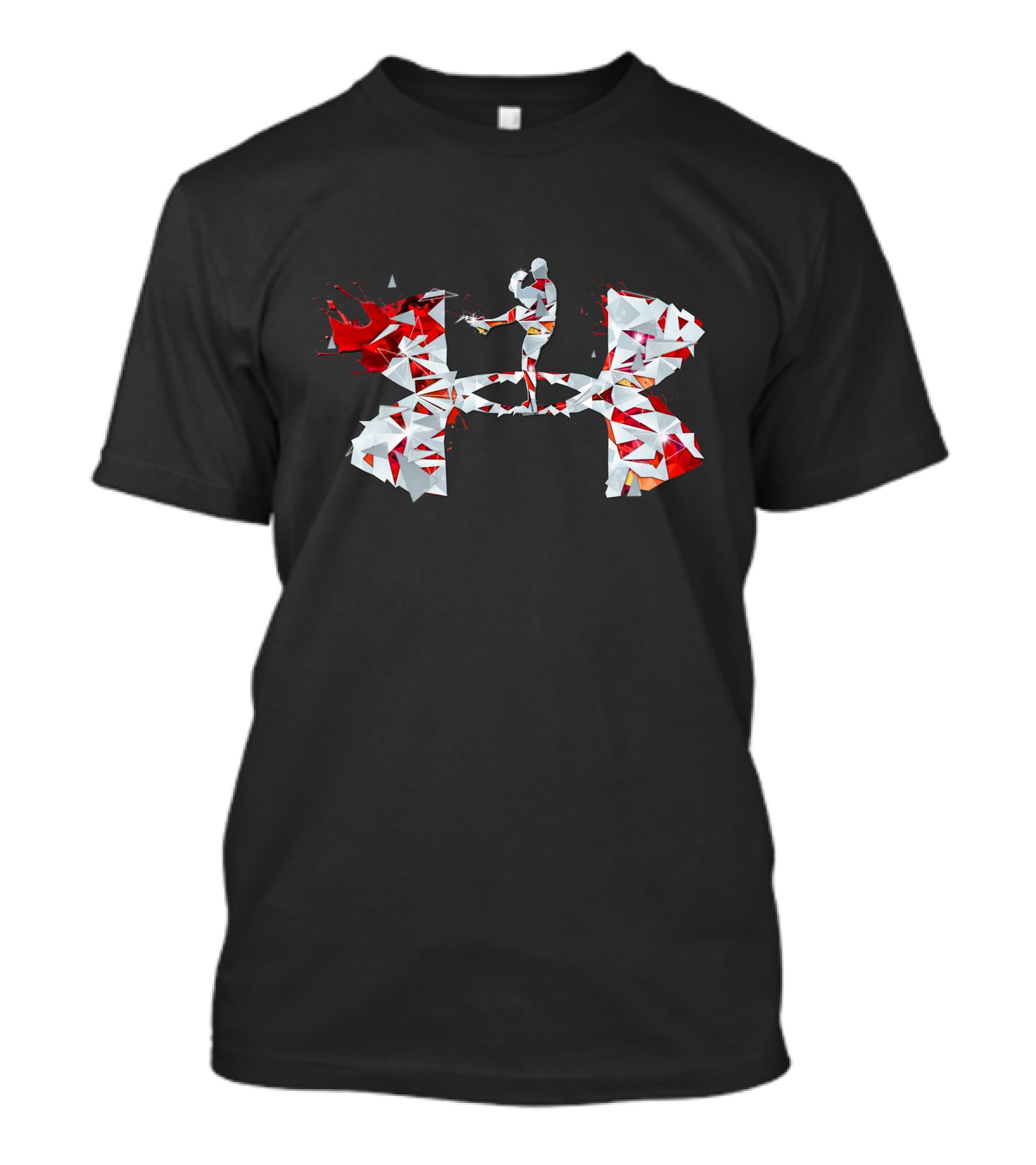 Under Armour Geometric Mma Fighter Kick T-Shirt