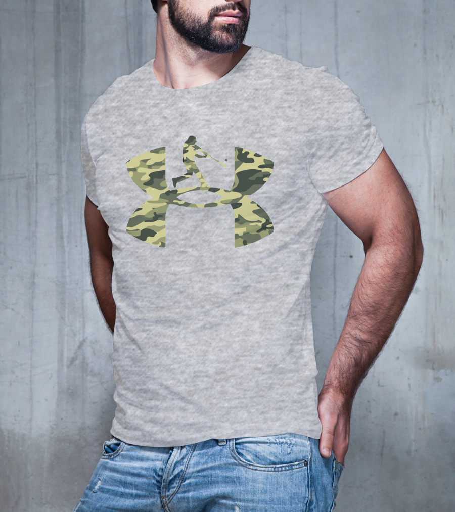 Under Armour Camo Baseball T-Shirt
