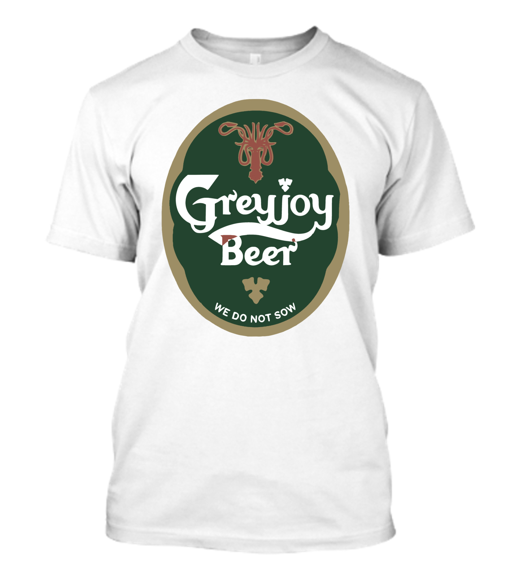 Greyjoy Beer We Do Not Sow Kraken Emblem T-Shirt