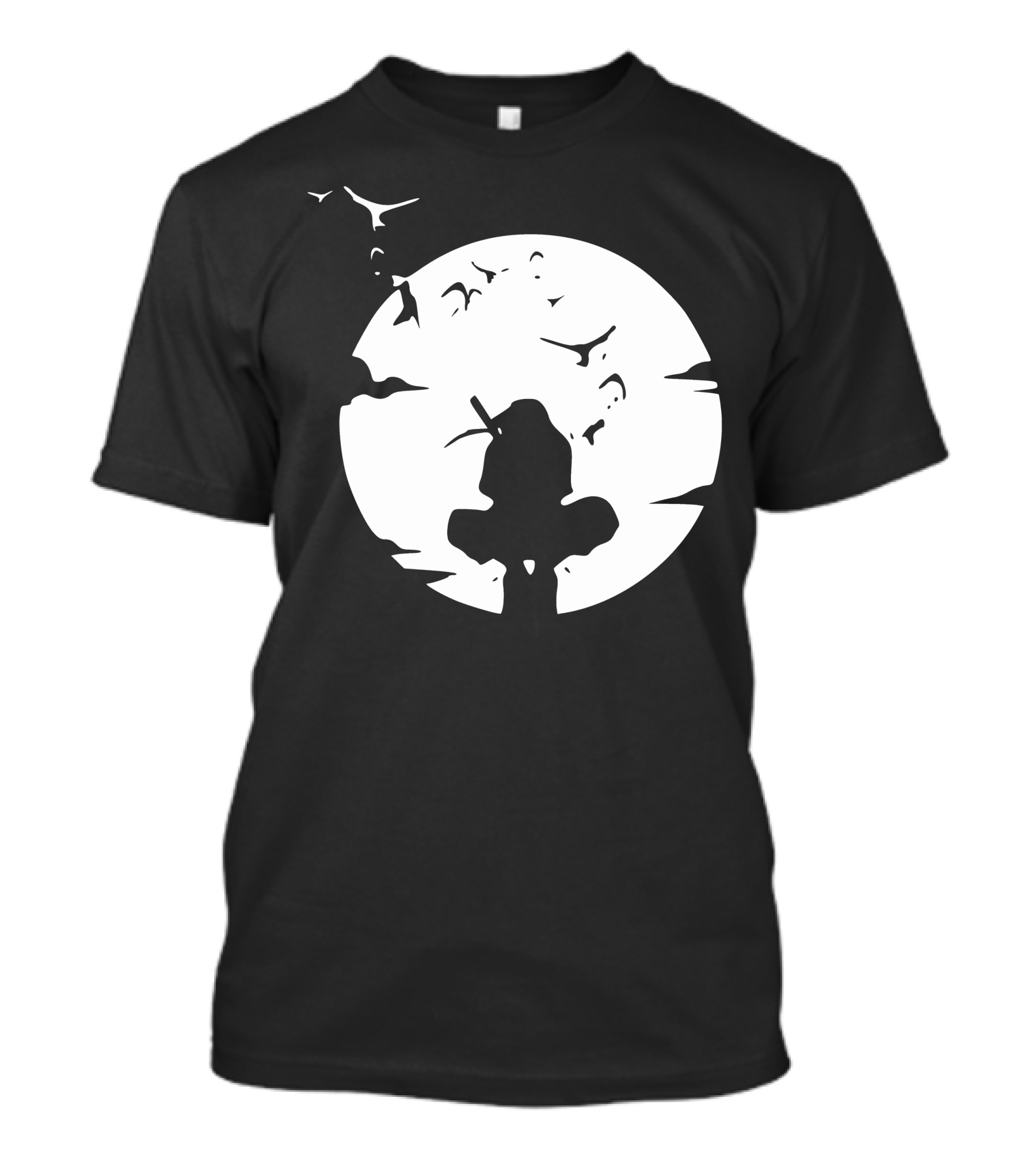 Itachi Uchiha Moonlit Silhouette Stance T-Shirt