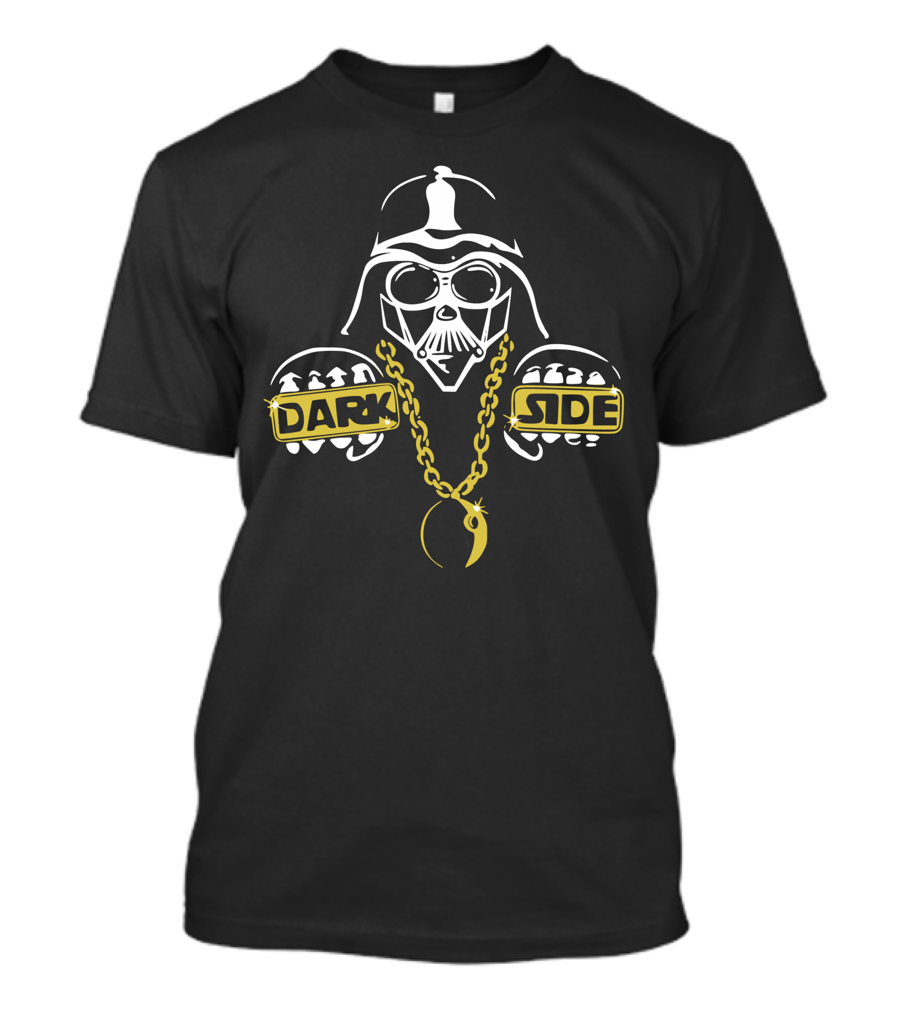 The Dark Side Rap Bling Vader Fist Chain T-Shirt