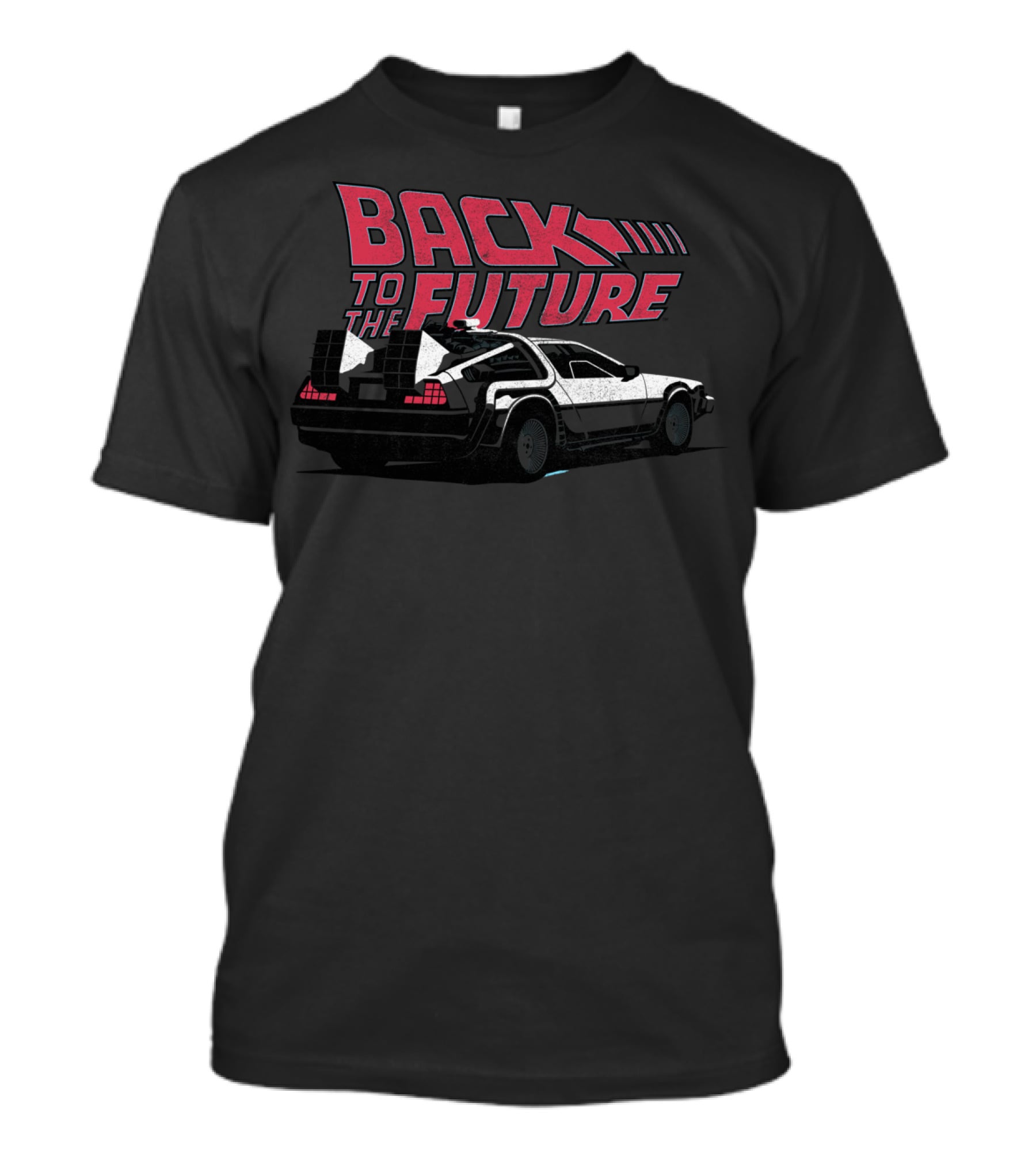 Back To The Future Delorean Car Retro Movie T-Shirt