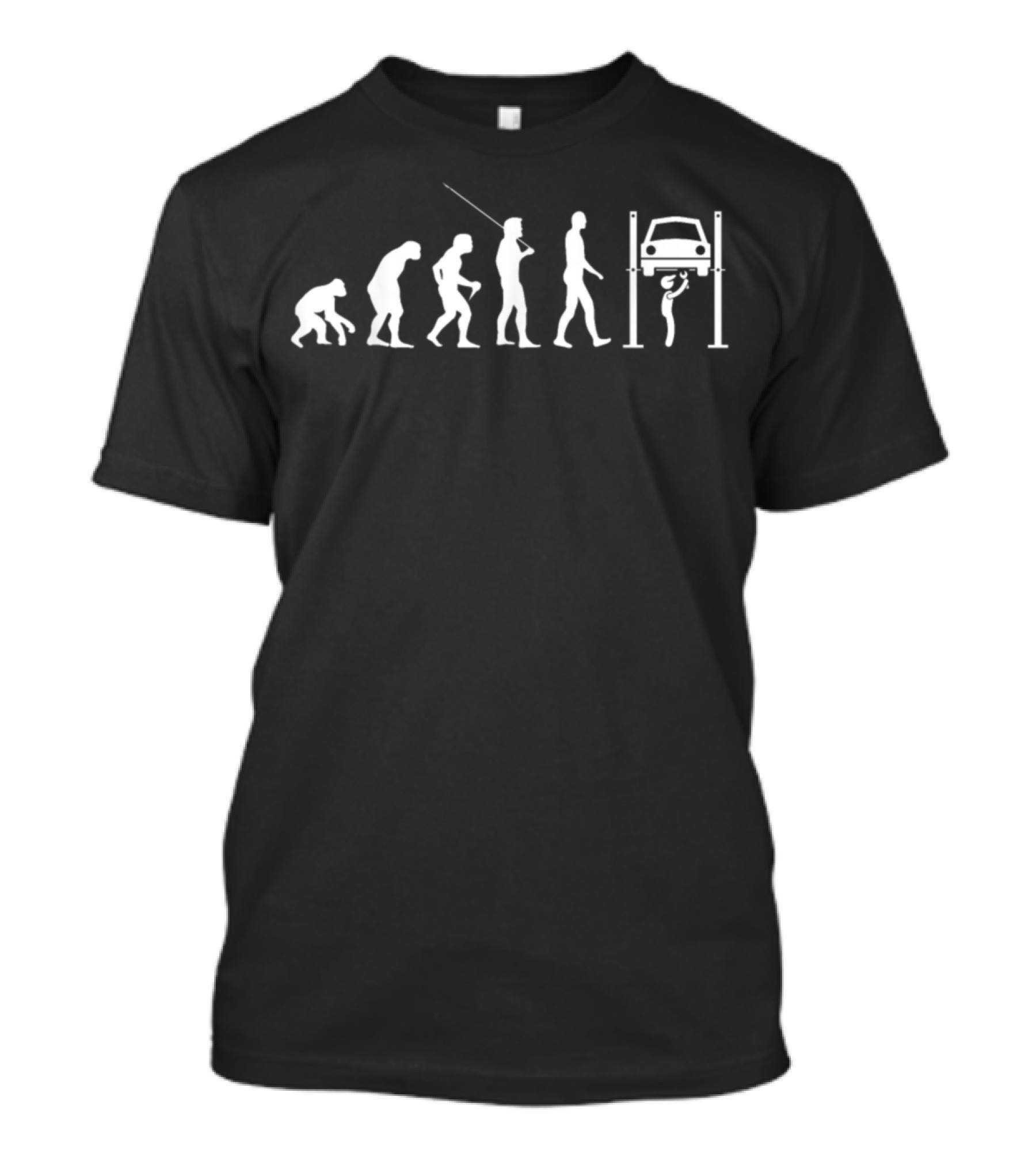 Car Lover Mechanic Evolution Car Guy Transformation T-Shirt