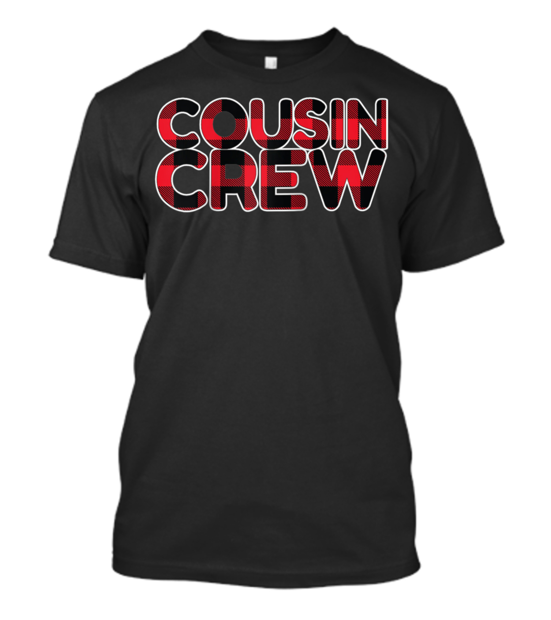 Cousin Crew Red Buffalo Plaid T-Shirt