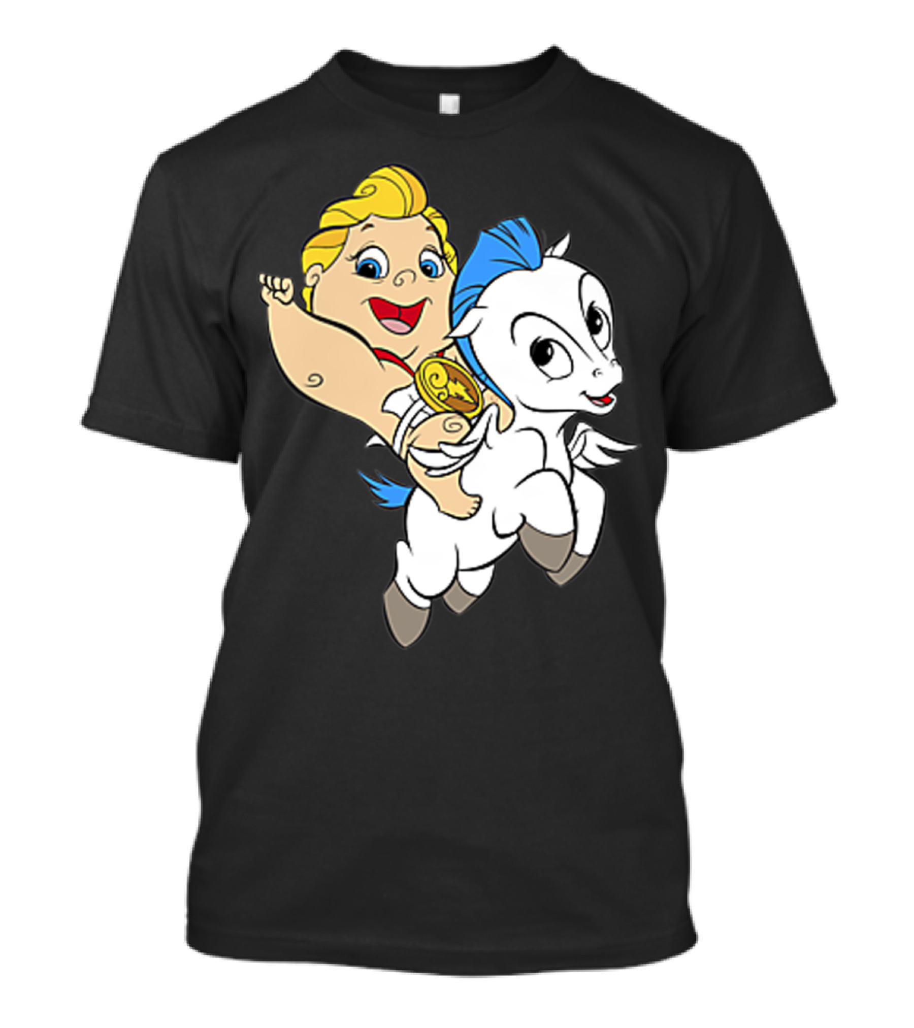 Disney Baby Hercules Riding Pegasus Iconic Image T-Shirt