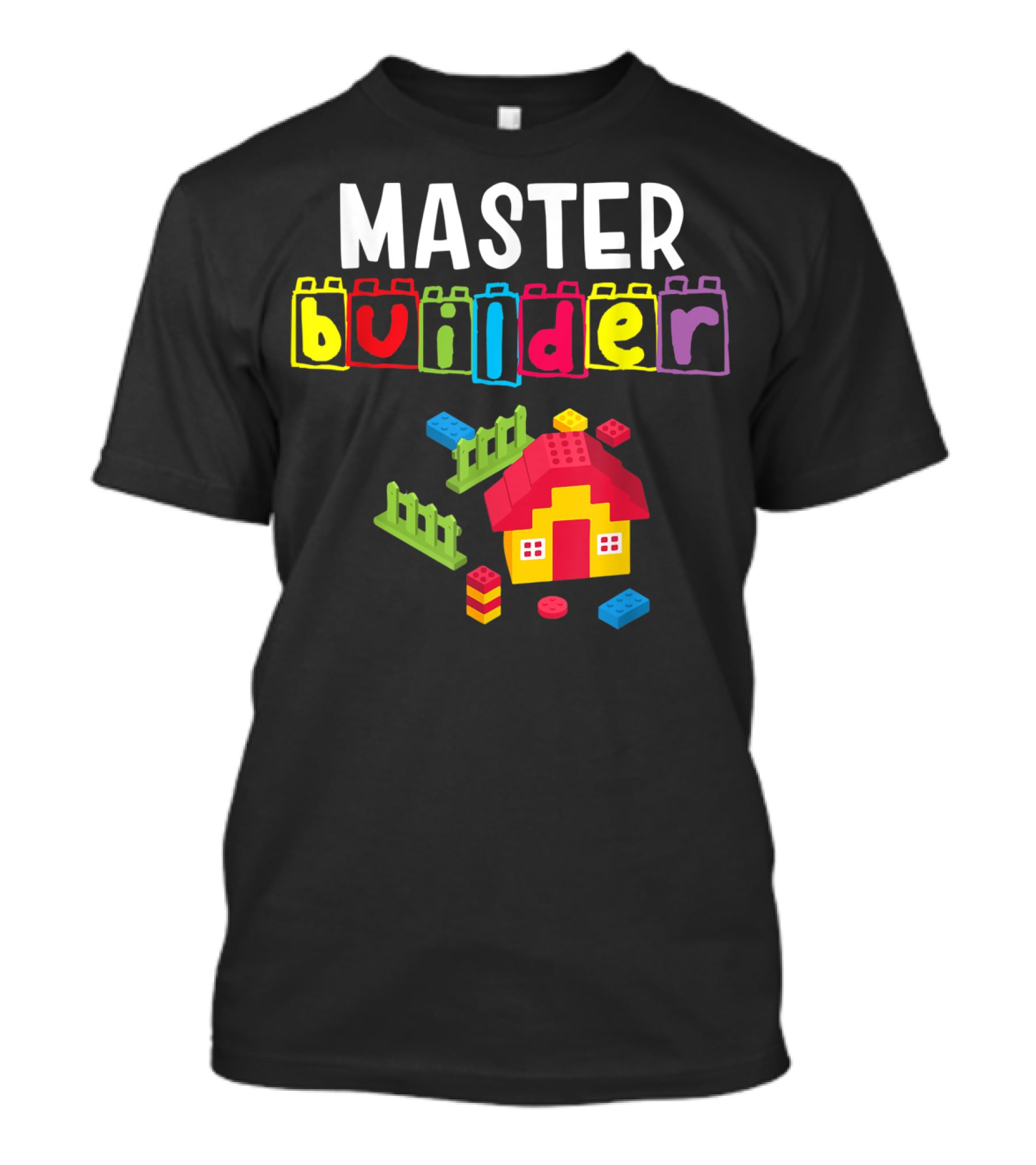 Master Builder Building Blocks House Creation T-Shirt