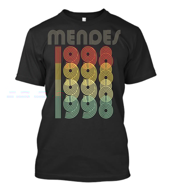 Mendes 1998 Shawn Retro Multicolor Circles T-Shirt