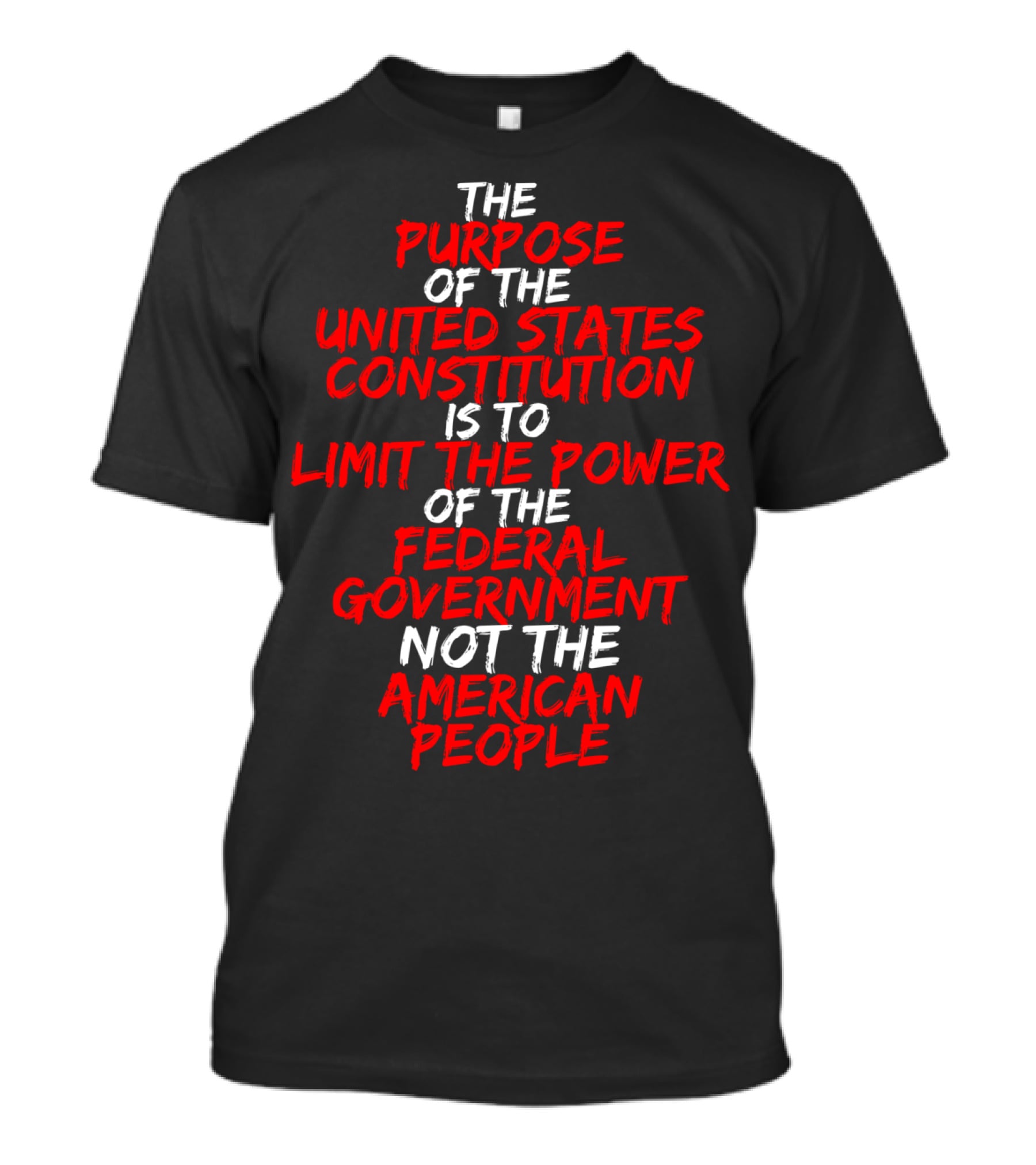 Us Constitution Limit Federal Government Not American People T-Shirt