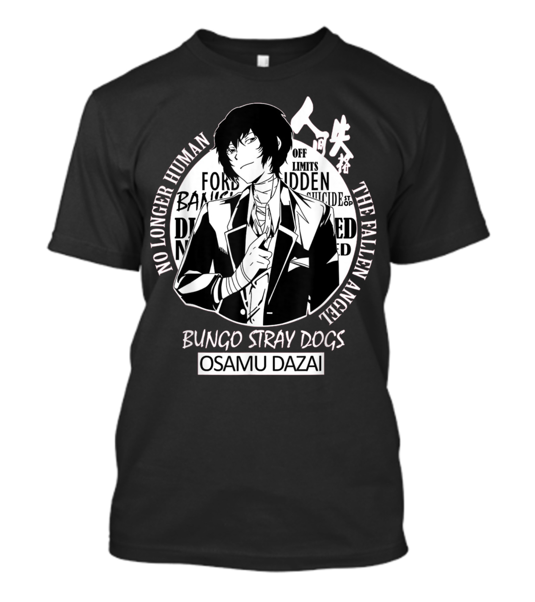 Bungo Stray Dogs Osamu Dazai No Longer Human The Fallen Angel T-Shirt