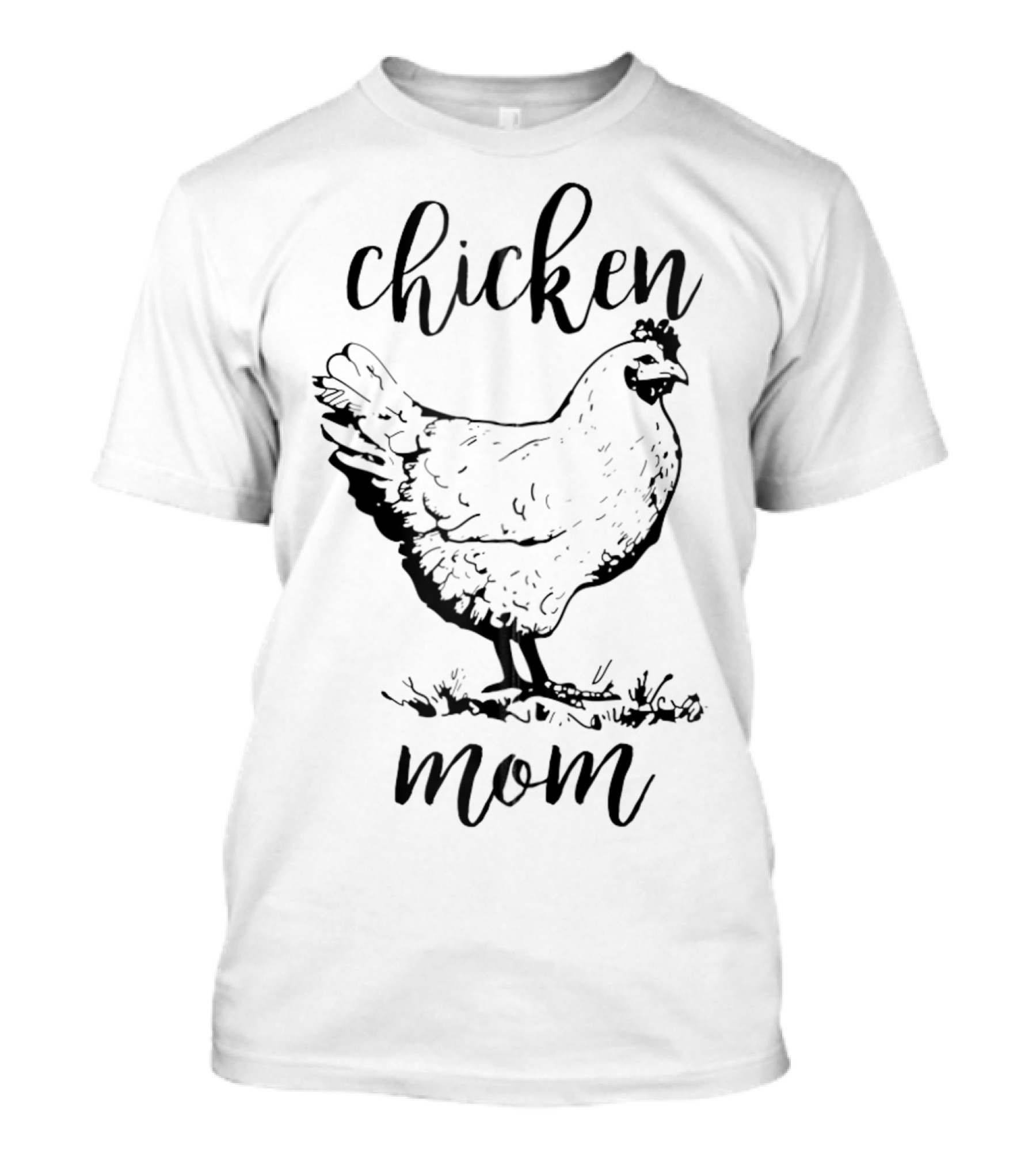 Chicken Mom Raising Crazy Chicken Lady T-Shirt