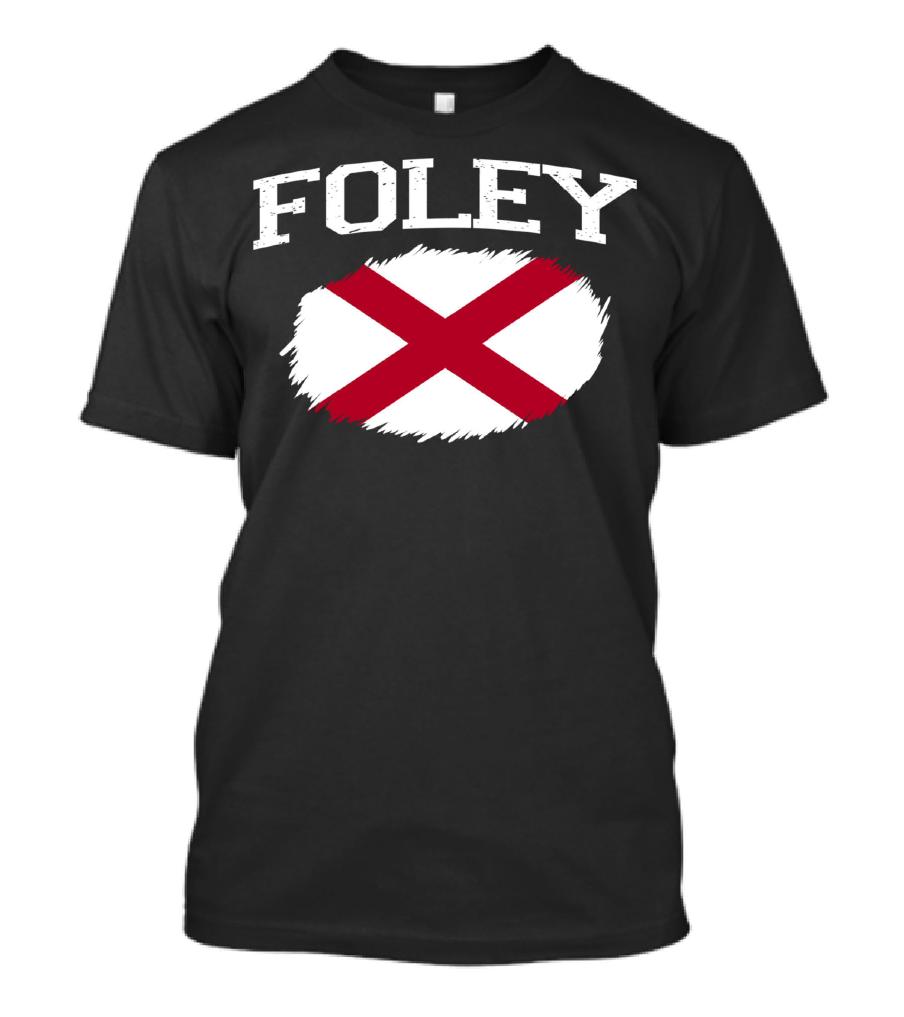 Foley Alabama Flag Vintage USA Sports T-Shirt
