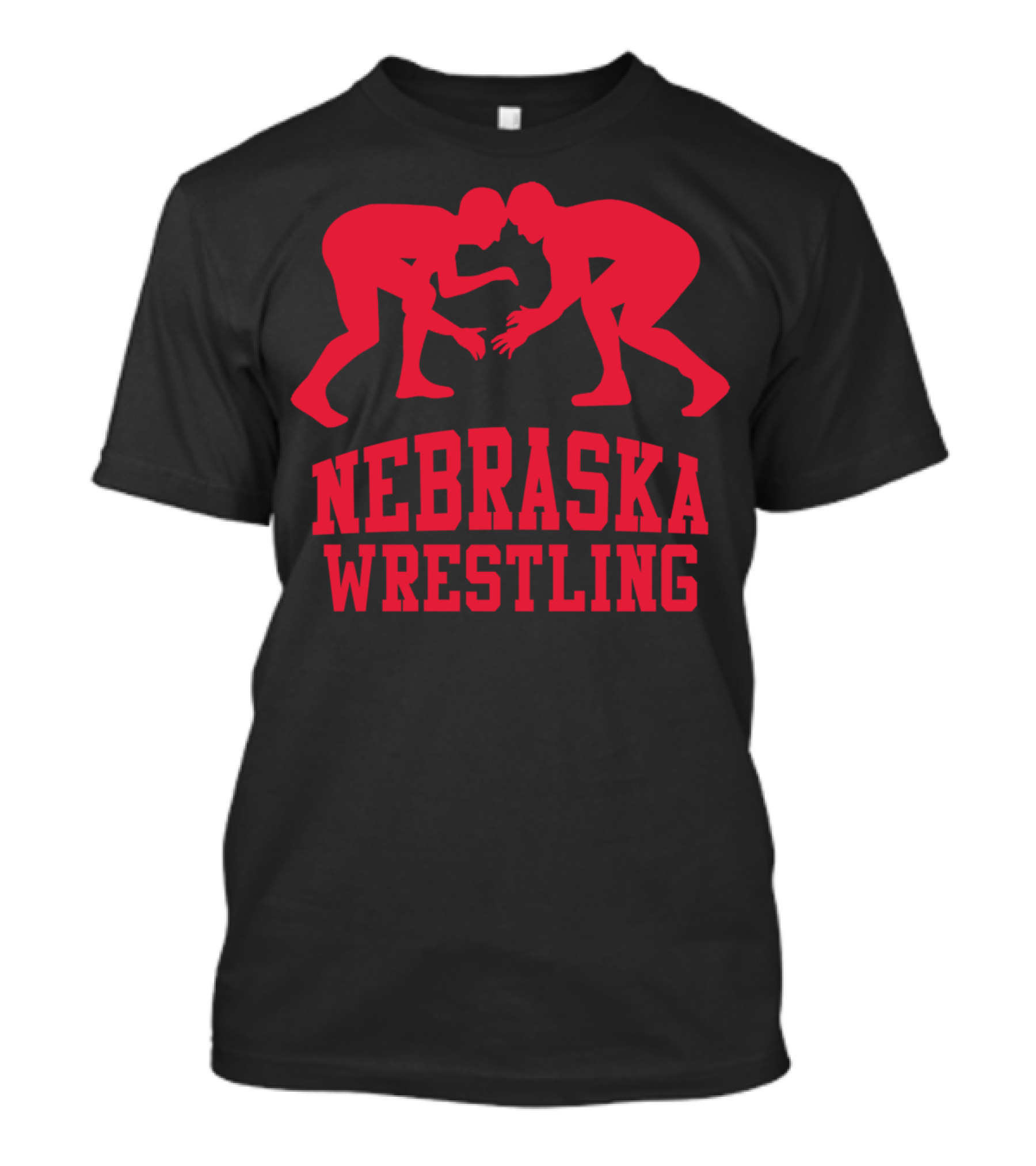 Nebraska Wrestling Red Grapplers T-Shirt