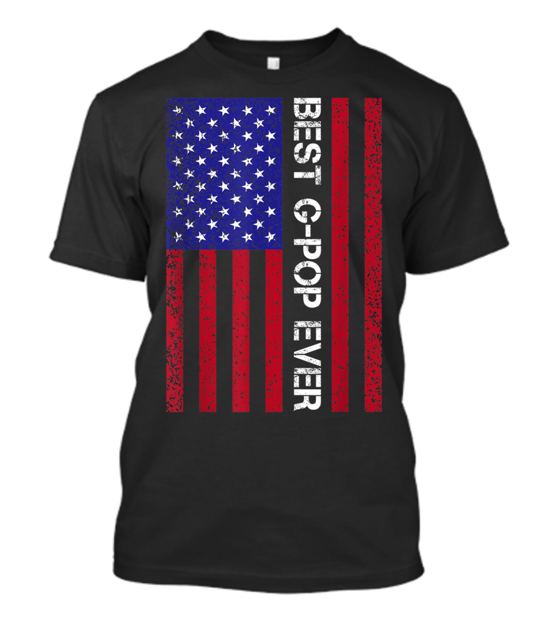 Best G-Pop Ever American Flag Father's Day T-Shirt