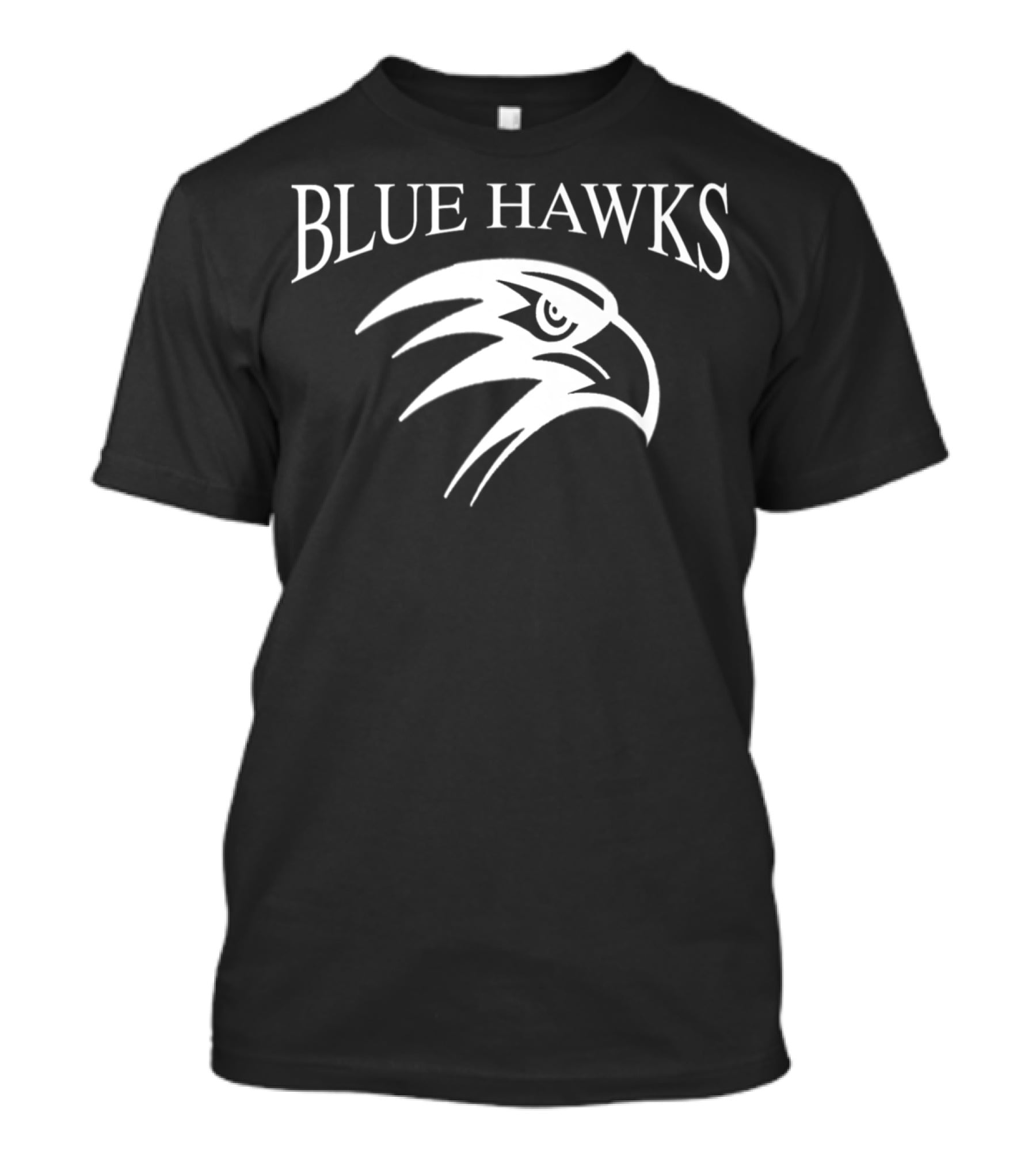 Blue Hawks Fierce Eagle Head T-Shirt