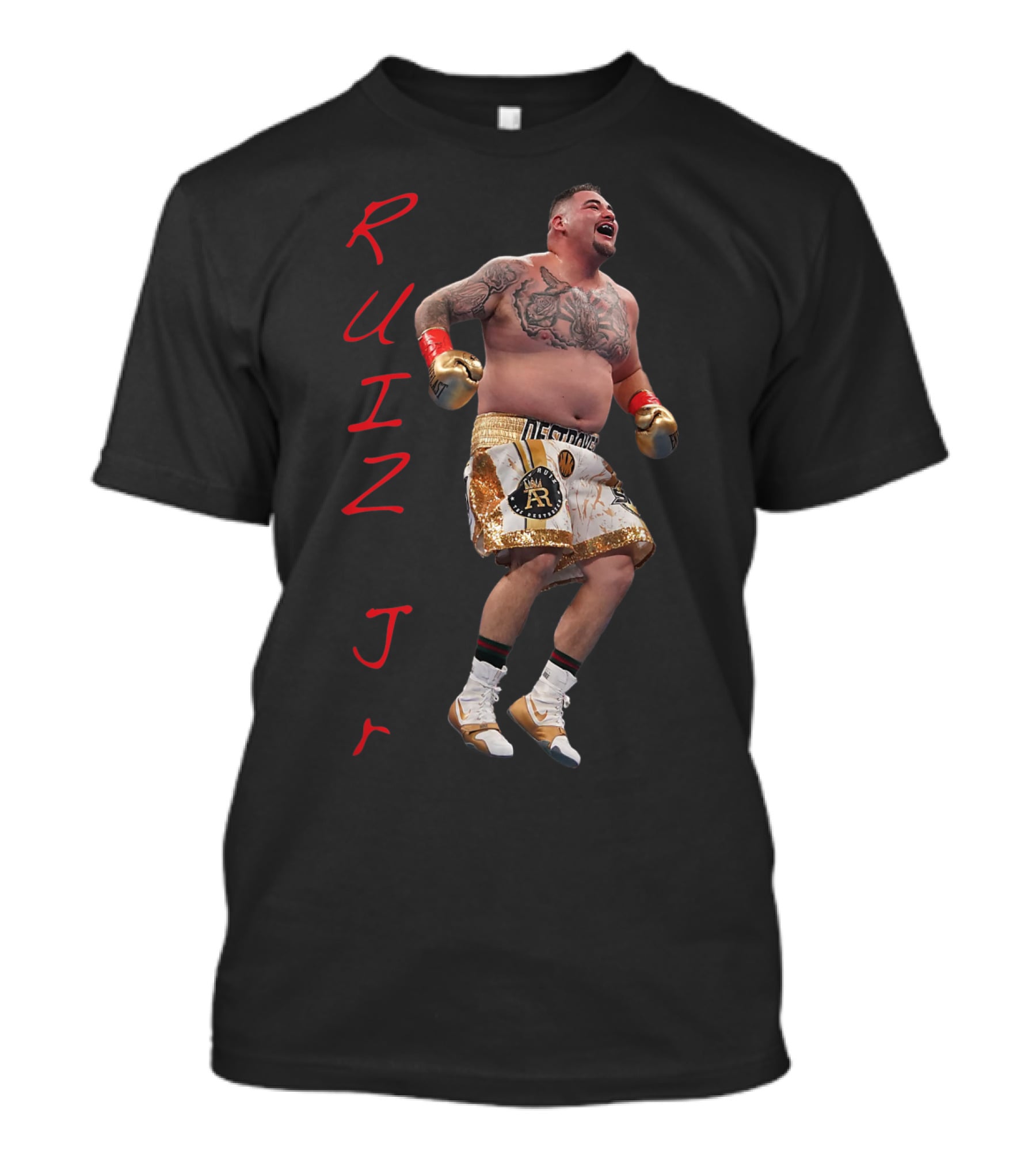 Extended Lunch Break Ruiz Jr Destroyer Boxing T-Shirt