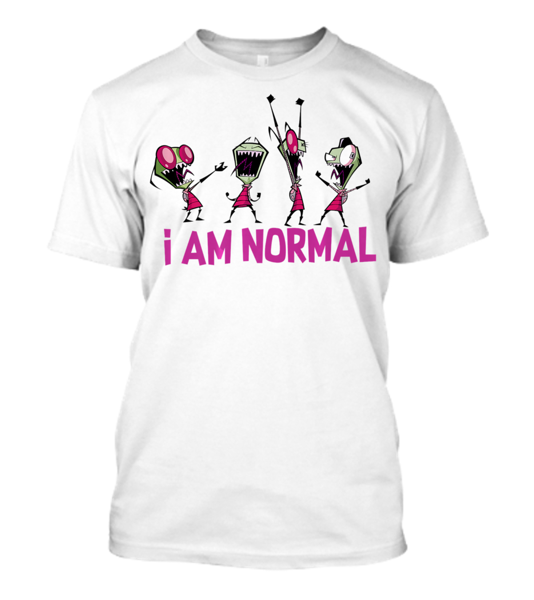 Nickelodeon Invader Zim I Am Normal Dance Characters T-Shirt
