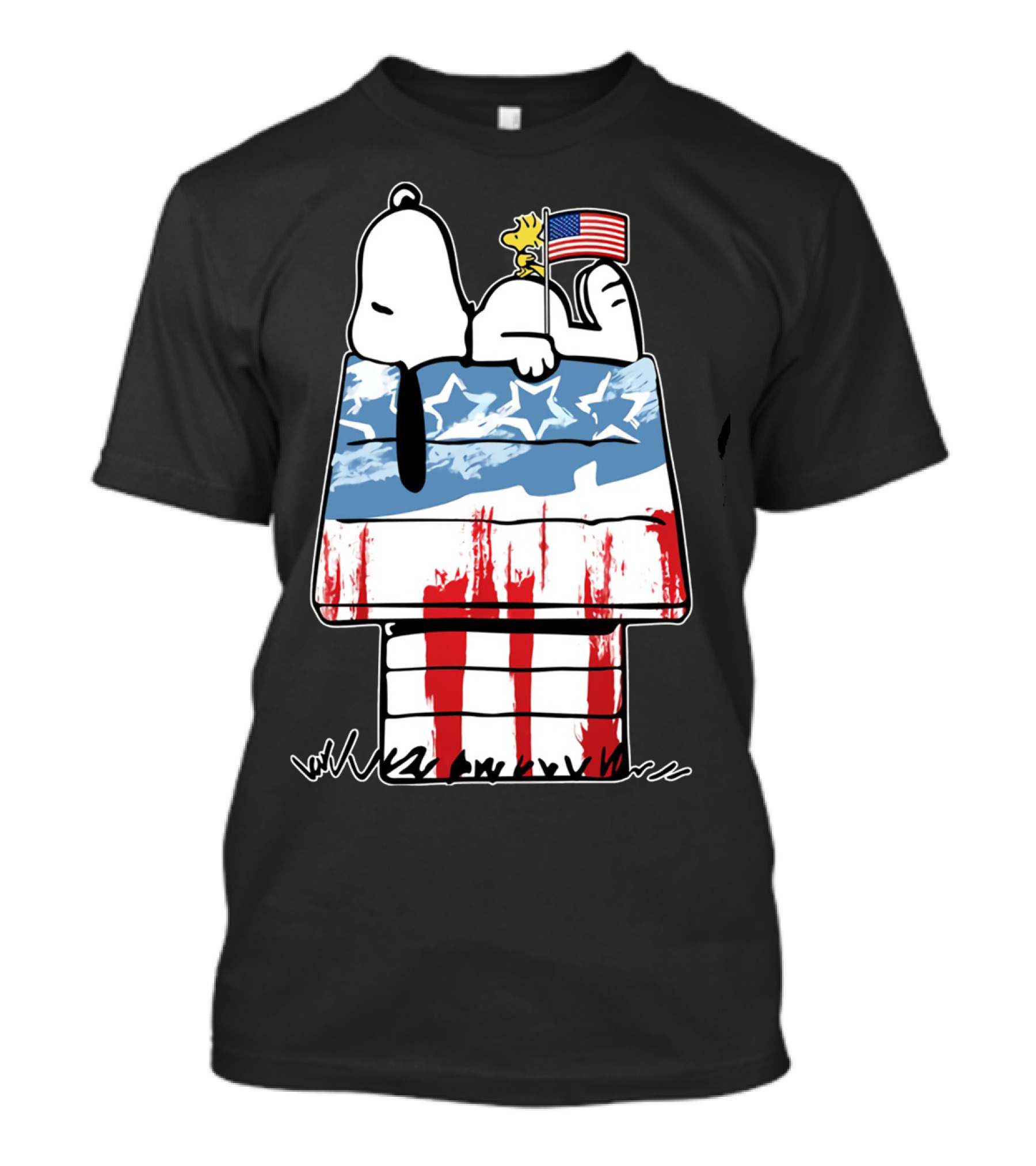 America Snoopy Patriotic The Peanuts Movie Homeland T-Shirt