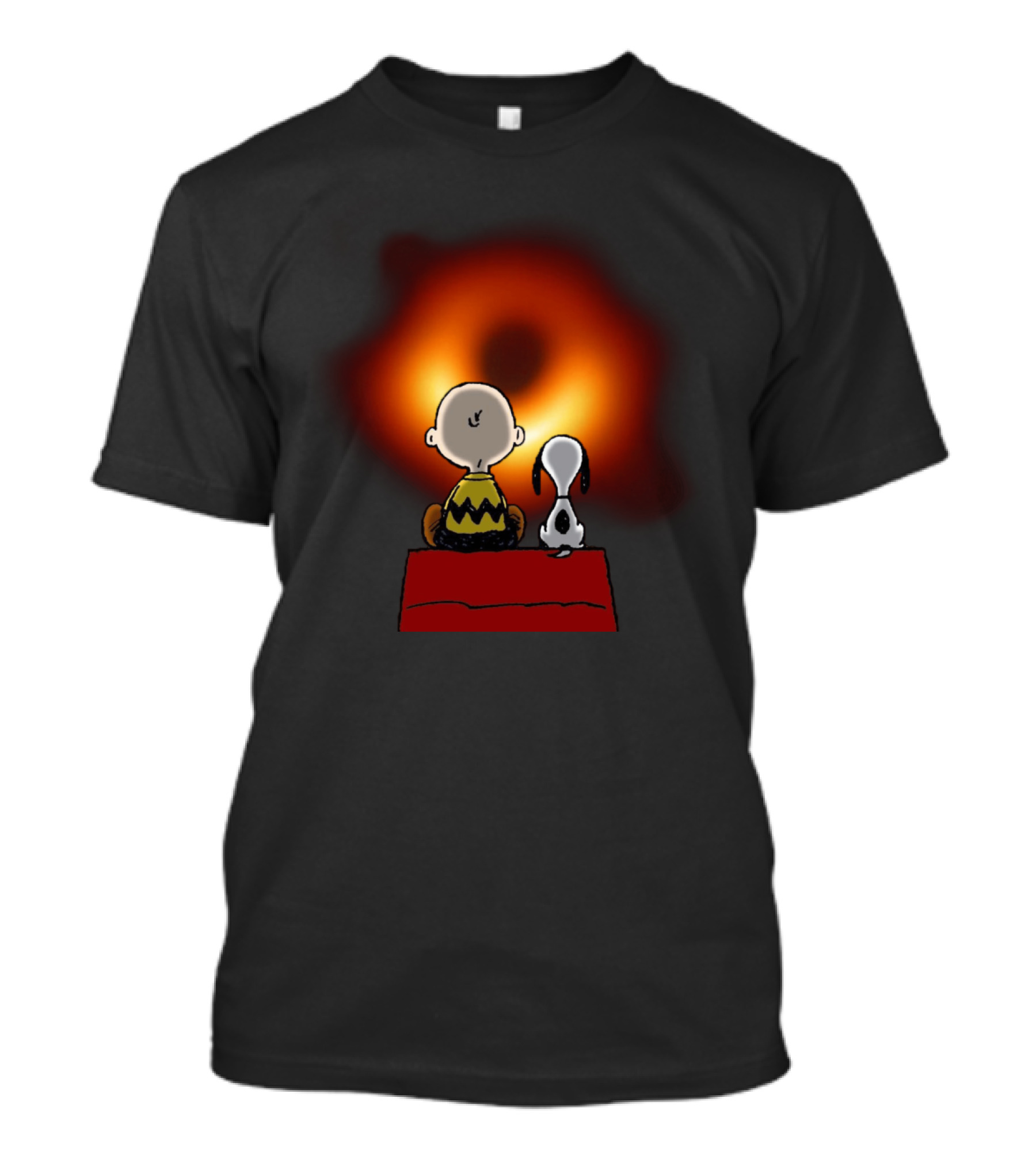 Snoopy Black Hole Peanuts Movie Scene T-Shirt