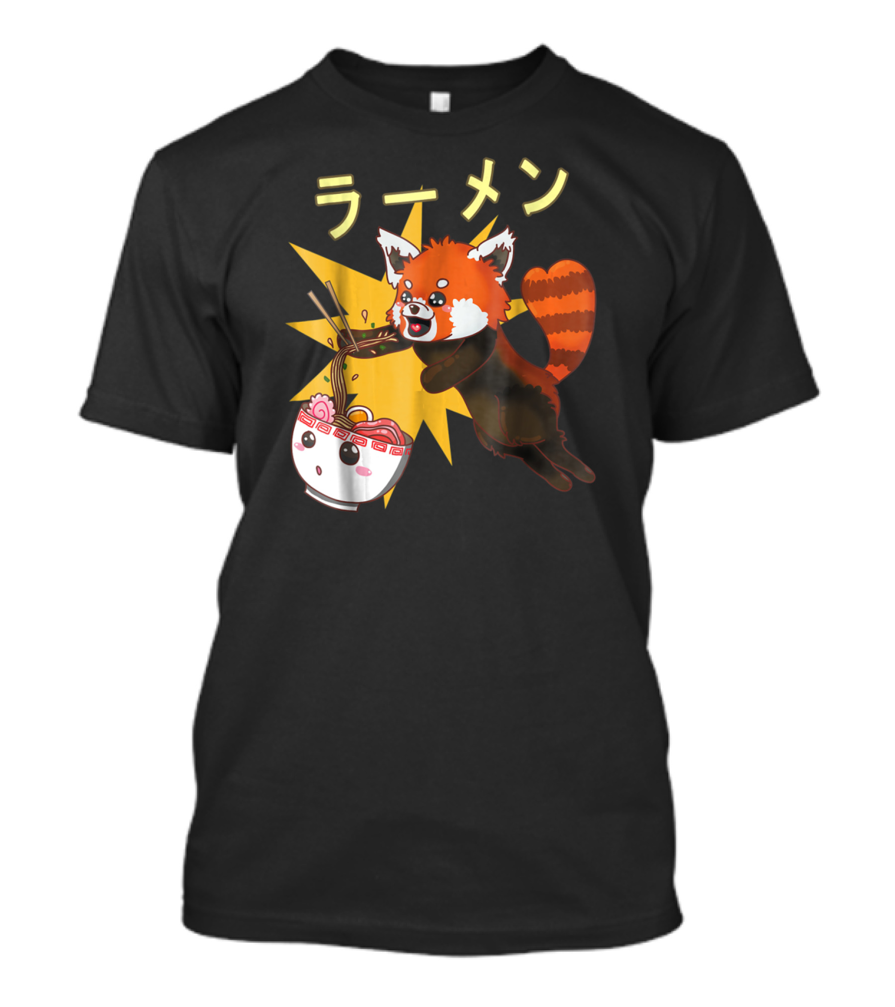 Red Panda Ramen Noodle Lover T-Shirt